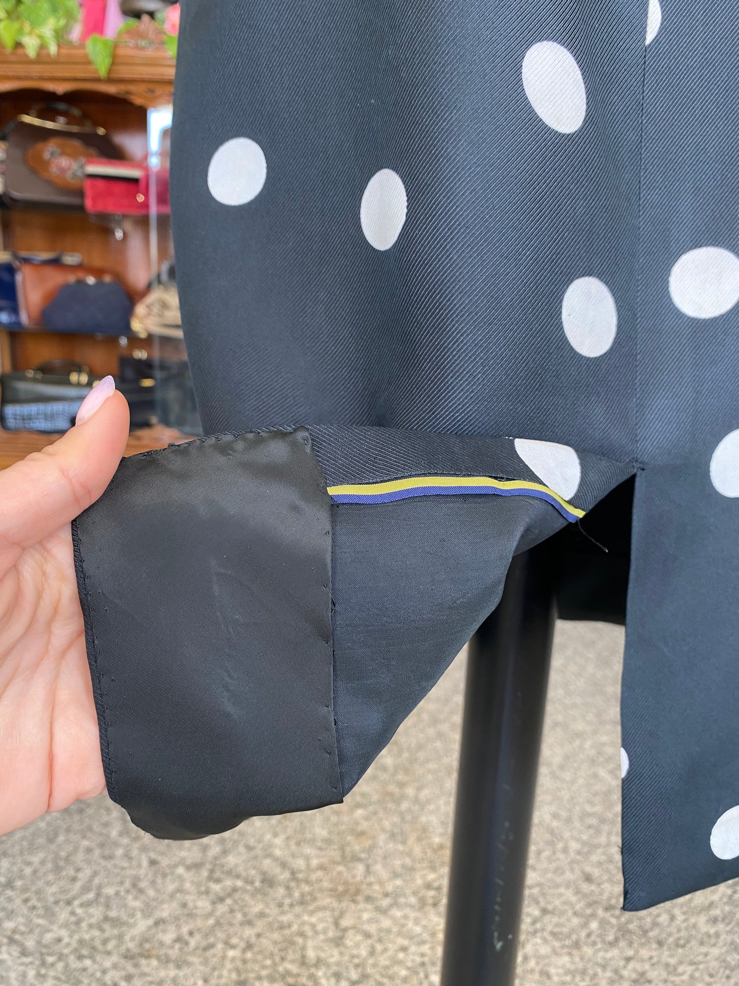Abito a pois sartoriale anni ‘60 - TG. 44 circa