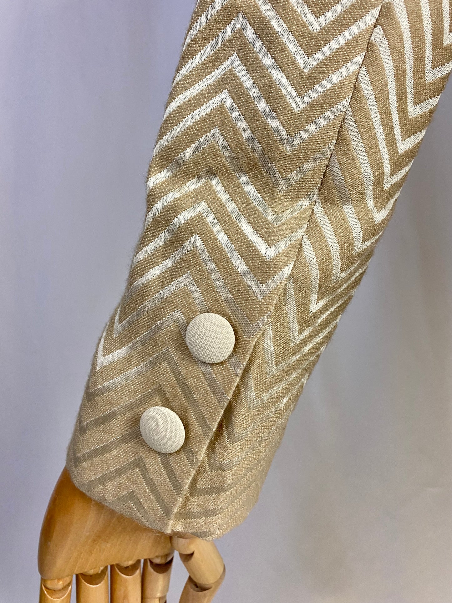Giacca fantasia Chevron- TG. 40/42