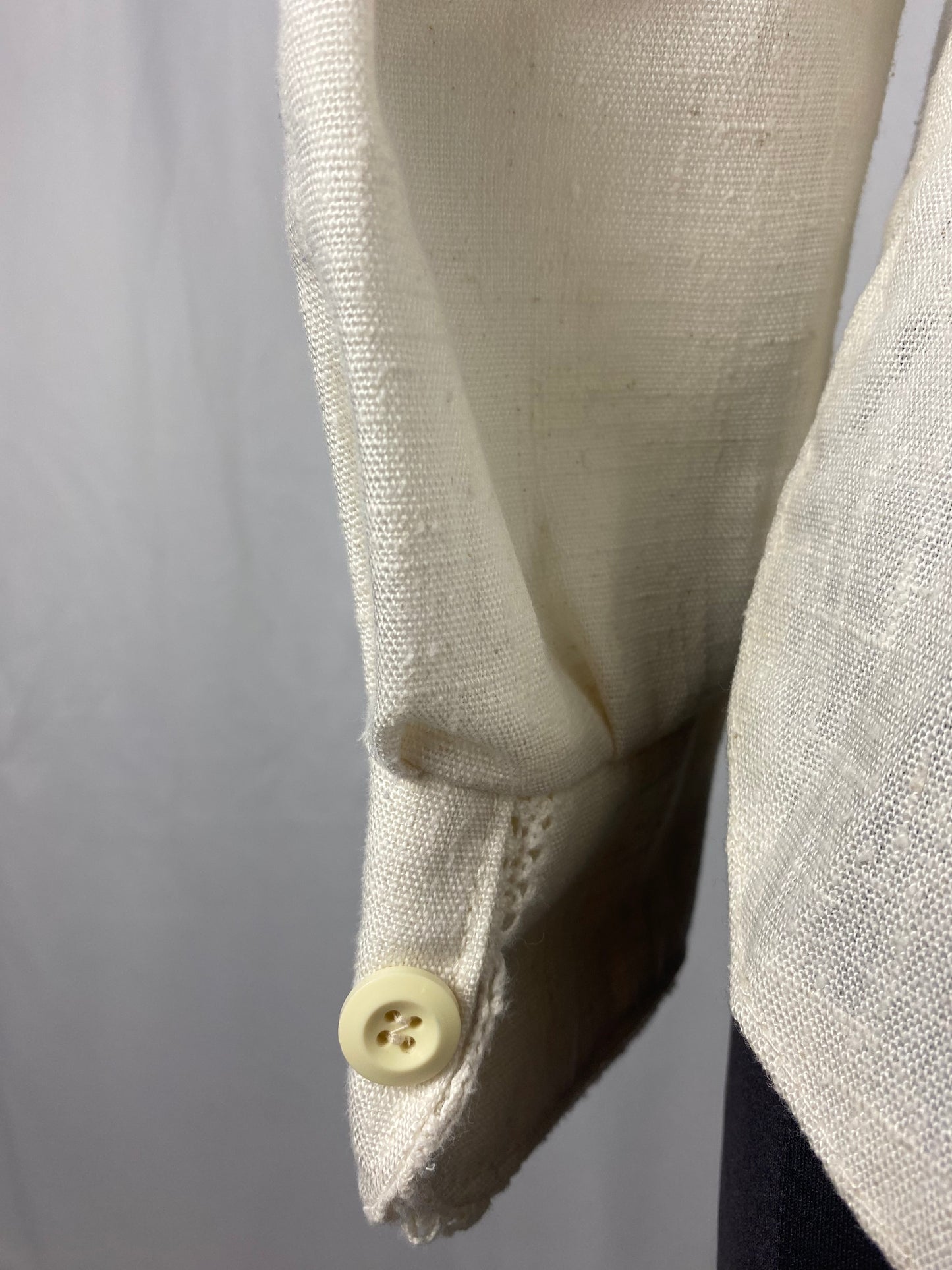 Camicia anni ‘70 color burro - TG. 38