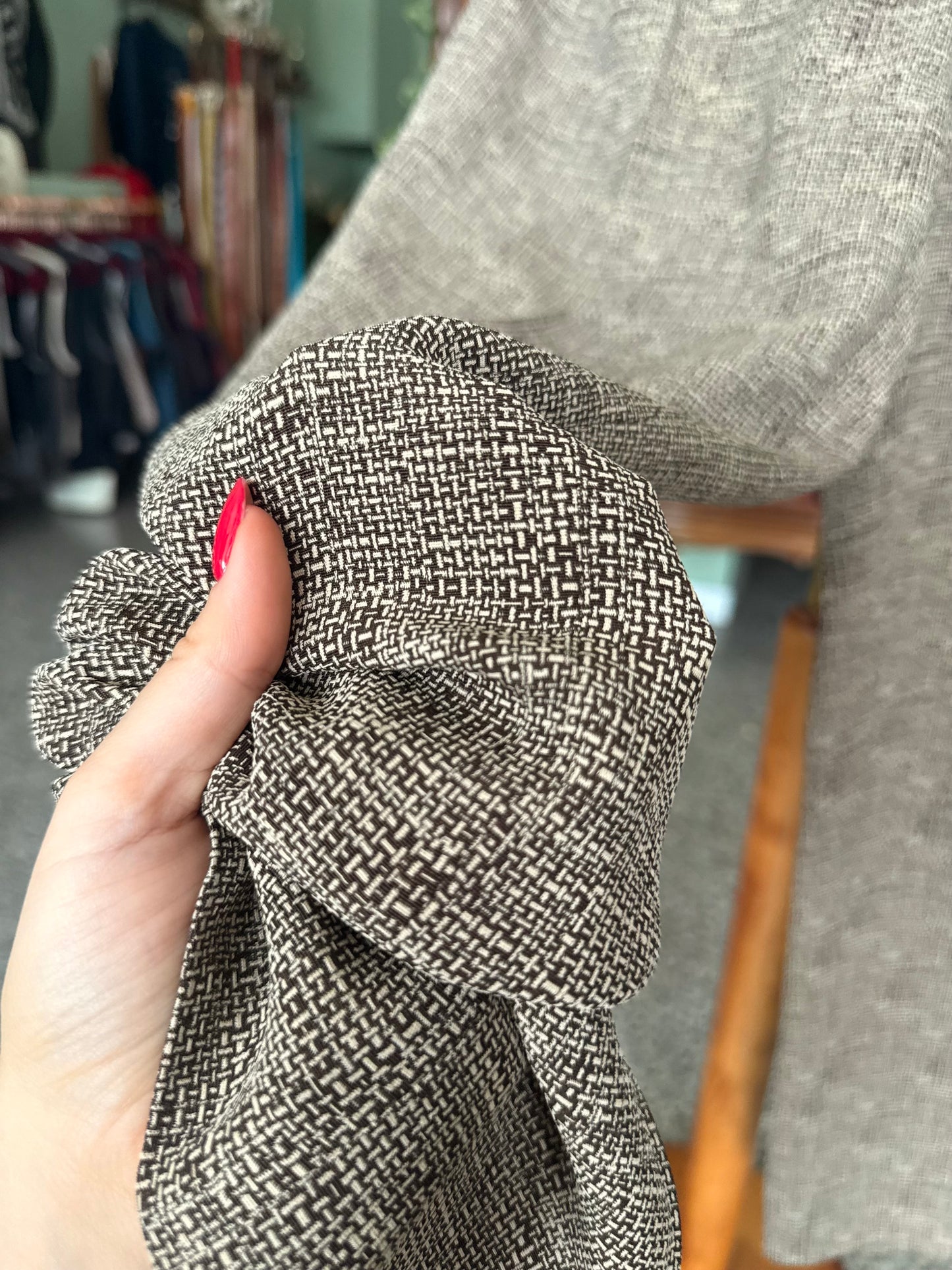 Pantaloni in crepe di lana - TG. 42