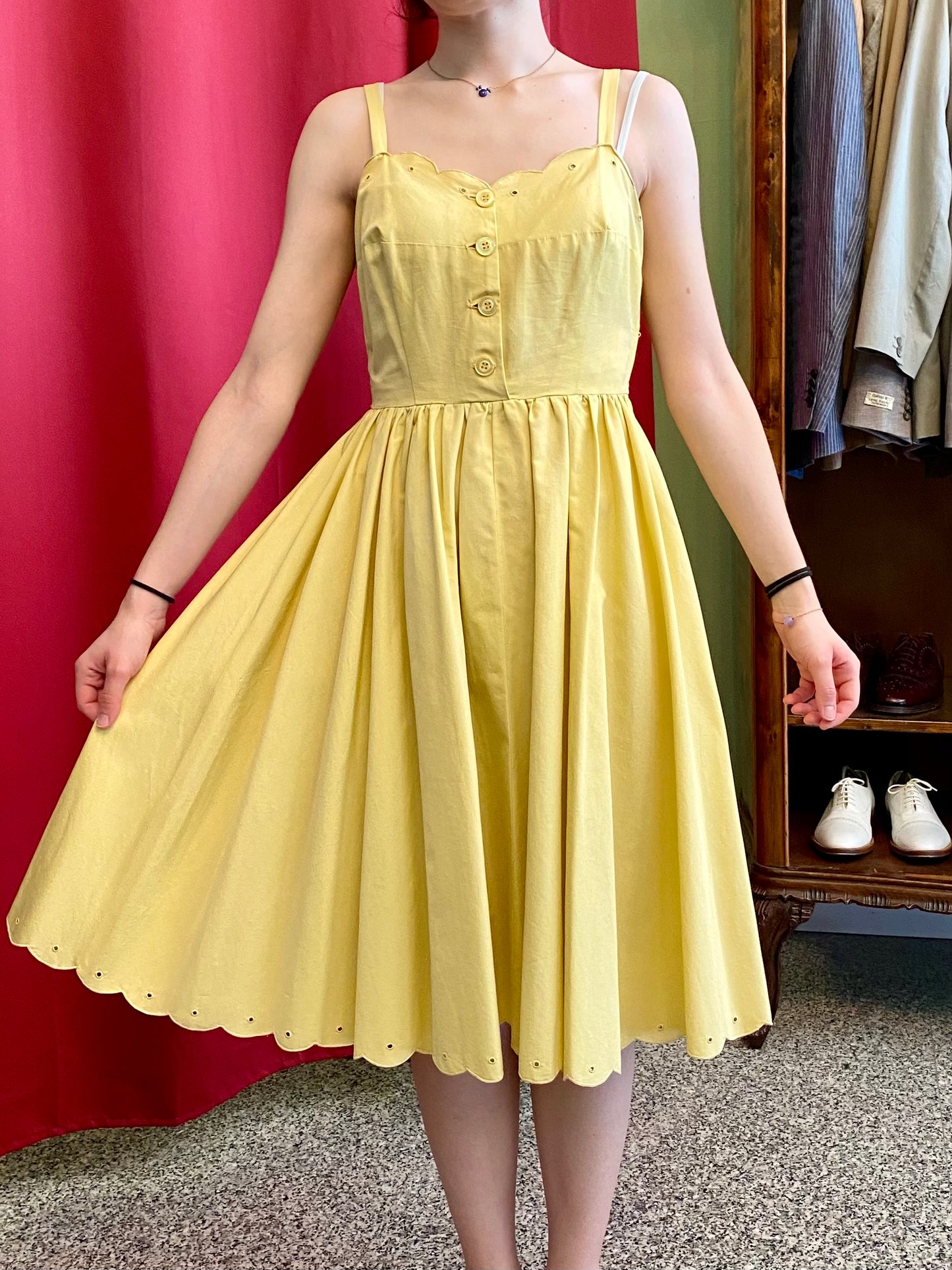 Abito anni ‘50 sartoriale 💛 x Sara