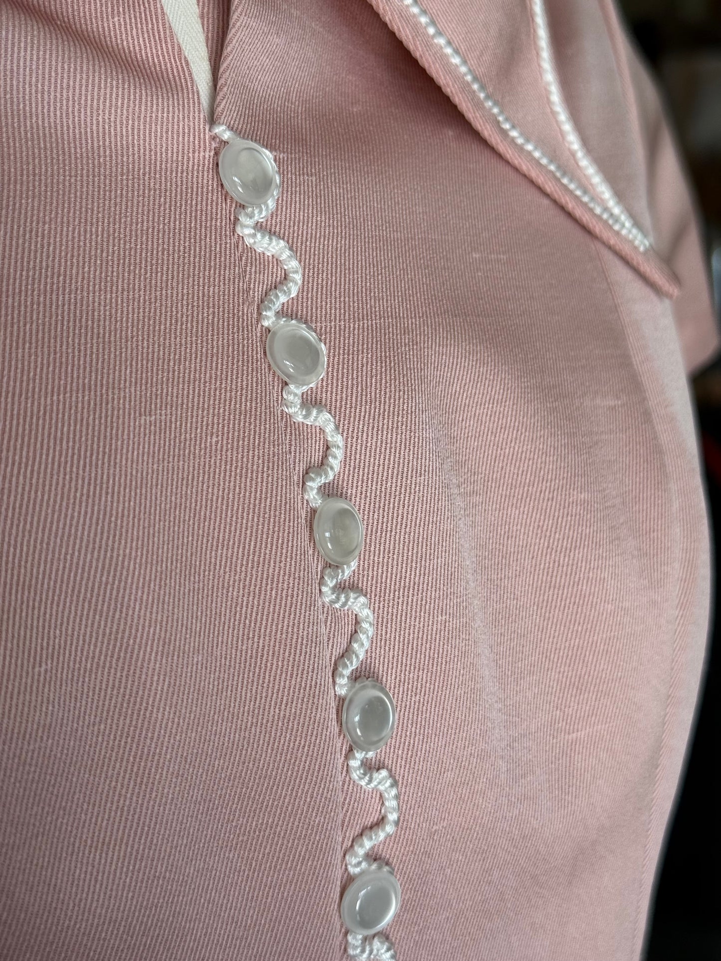 Abito rosa anni ’70 alla Garçonne - TG. 38