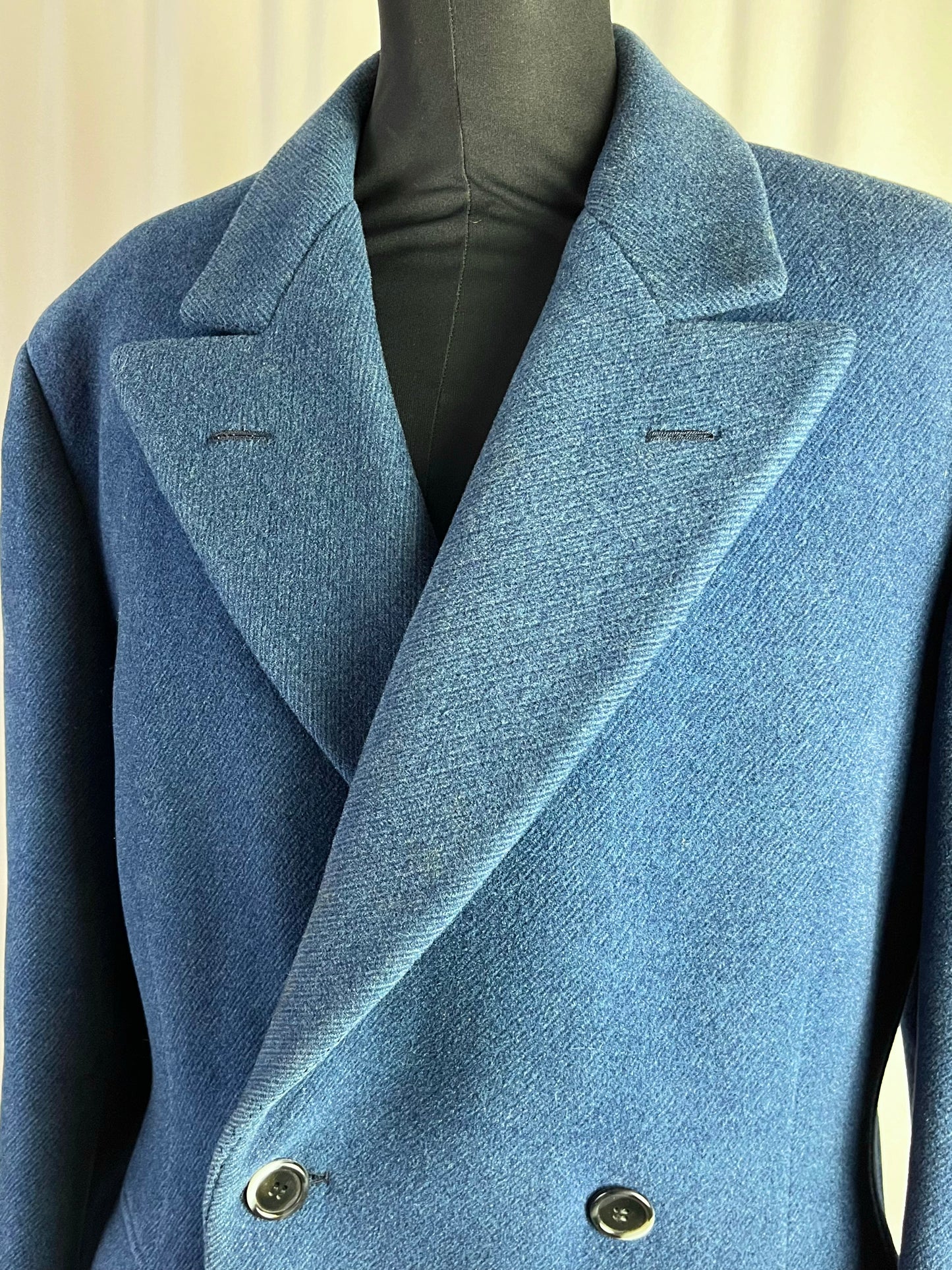 Cappotto doppiopetto anni '40 tg. 52-54