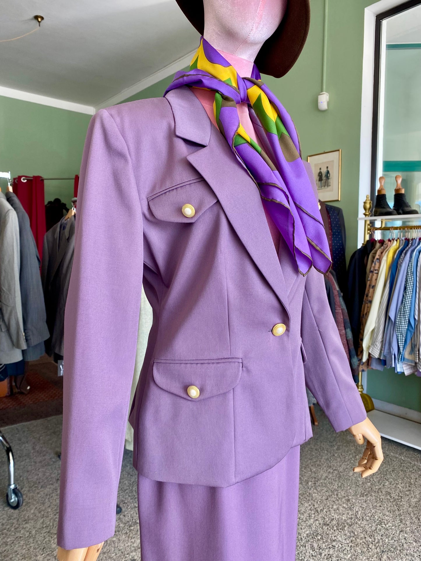Tailleur anni ‘90 color malva - TG. 40/42