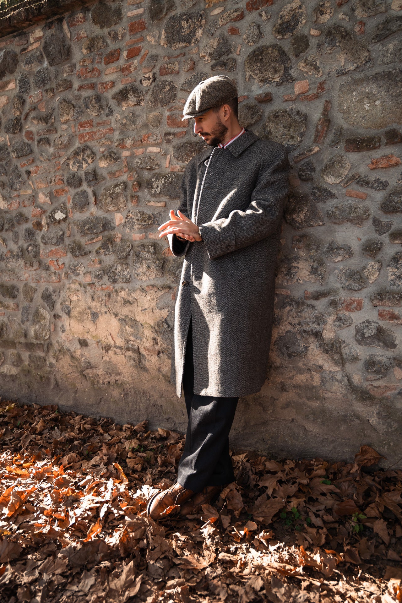 Cappotto anni '80 in tweed tg. 54-56