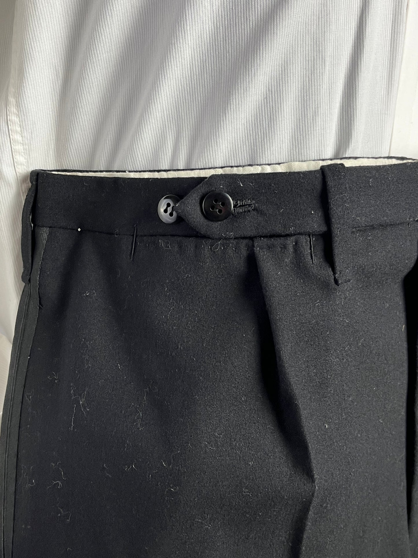 Smoking sartoriale tre pezzi anni ‘50 tg. 52-54