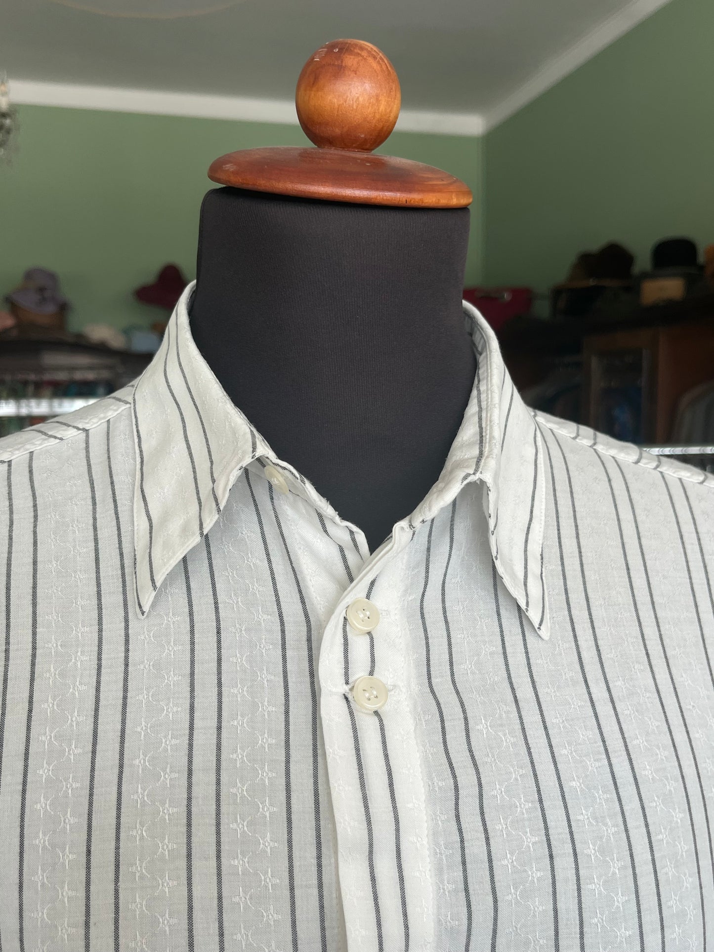 Camicia a maniche corte cotone L-XL
