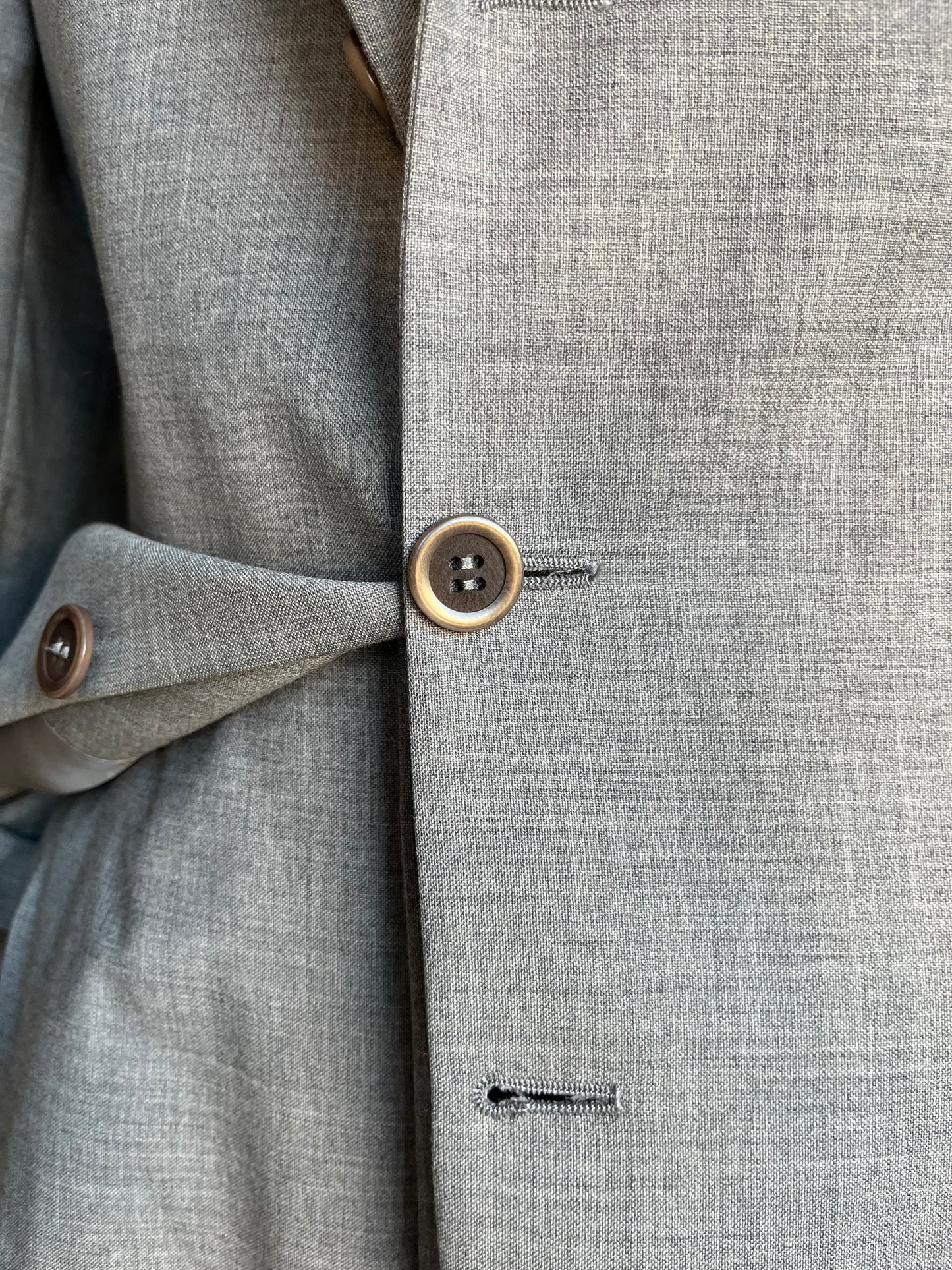 Completo anni '80 grigio chiaro
