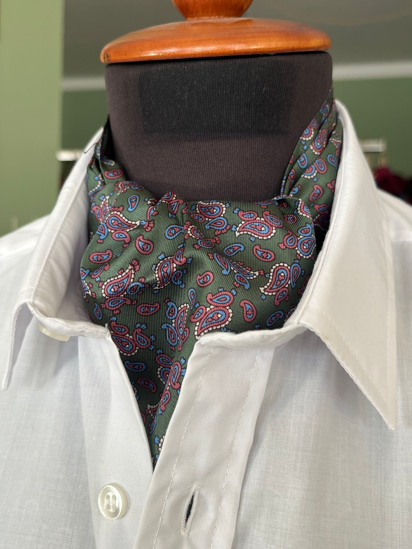 Ascot seta fantasia paisley