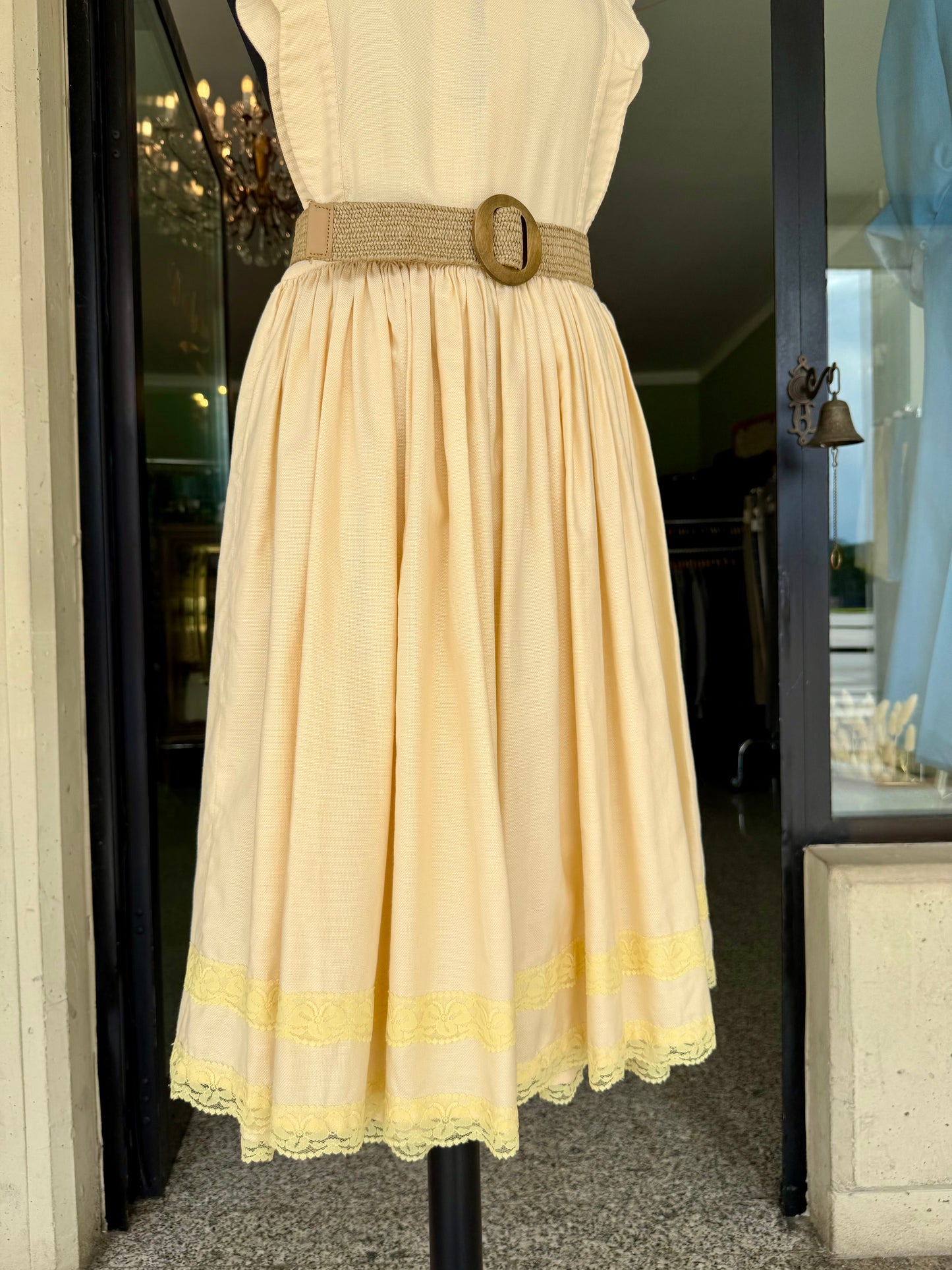 Abito giallo da giorno anni ‘50 - TG. 38