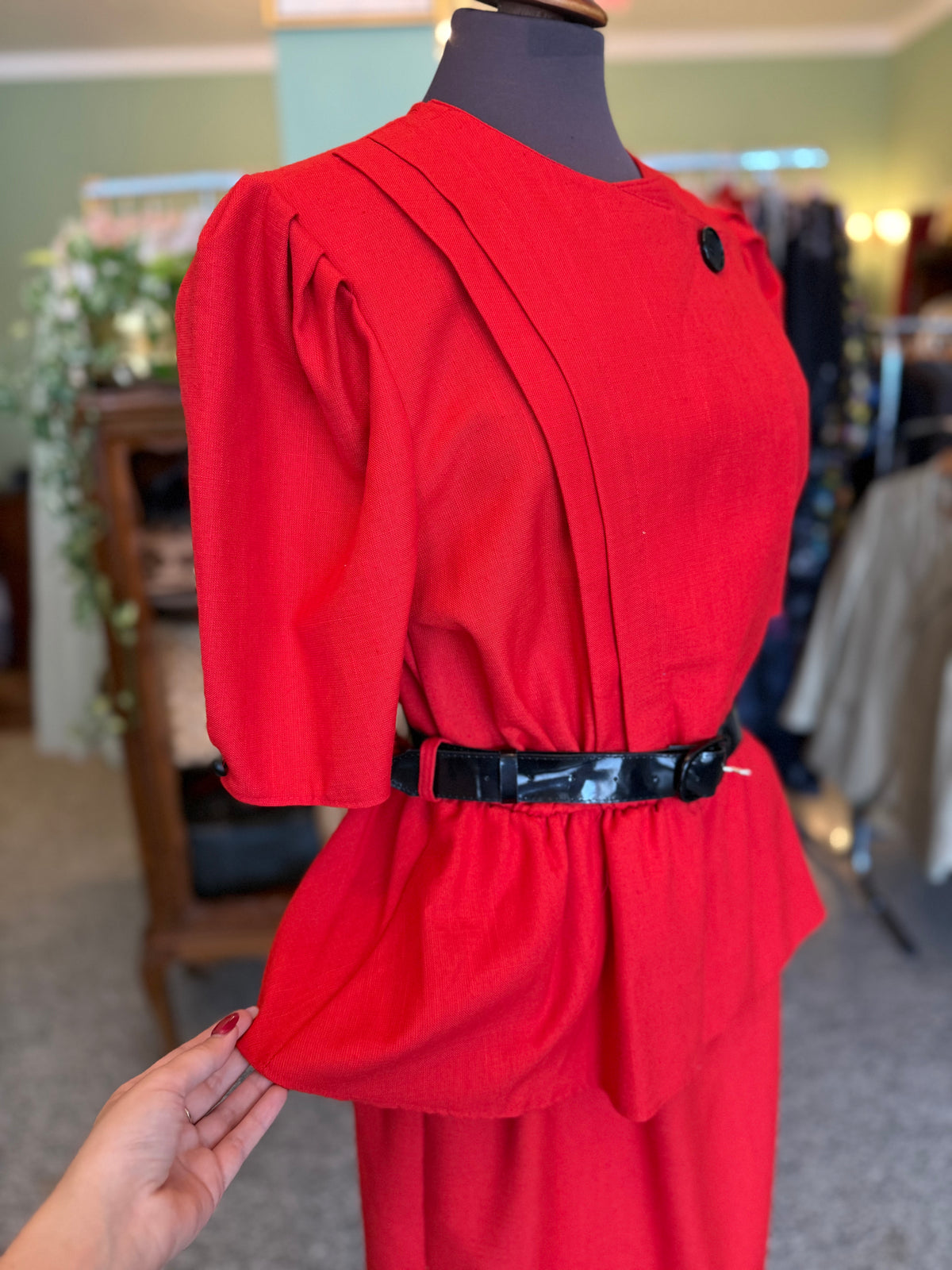 Abito anni ‘80 rosso - TG. 44