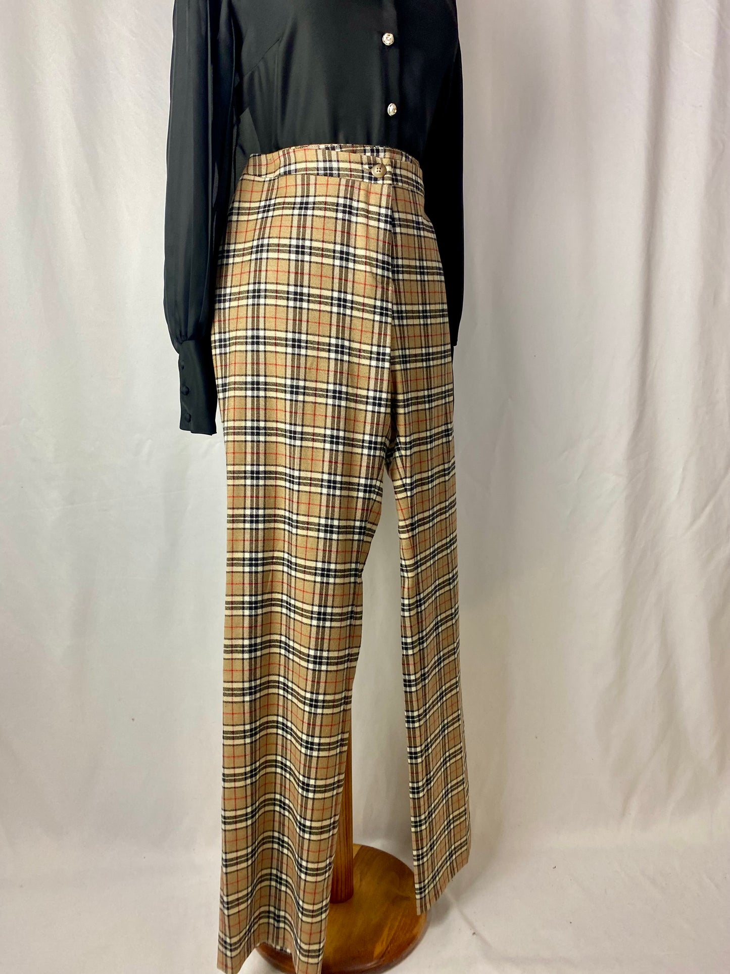 Pantaloni in tartan check - TG. 40