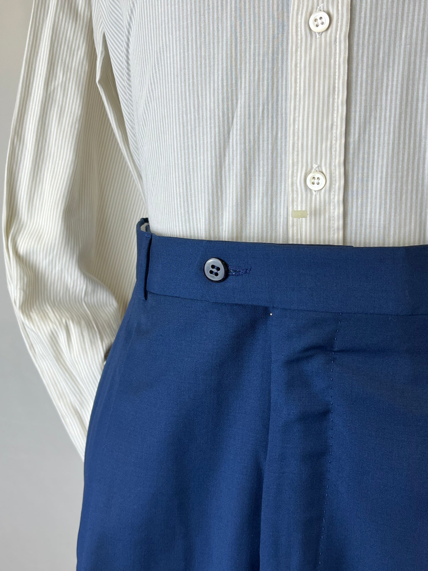 Calzoni lana blu tg. 48