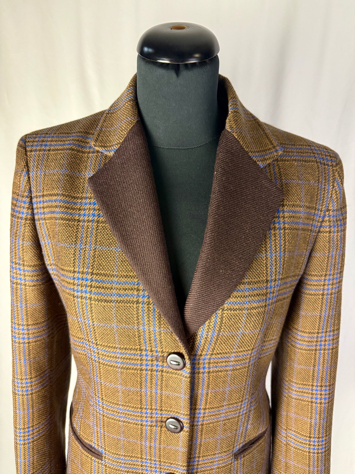 Tailleur anni ’80 power dressing in pura lana - TG. 40