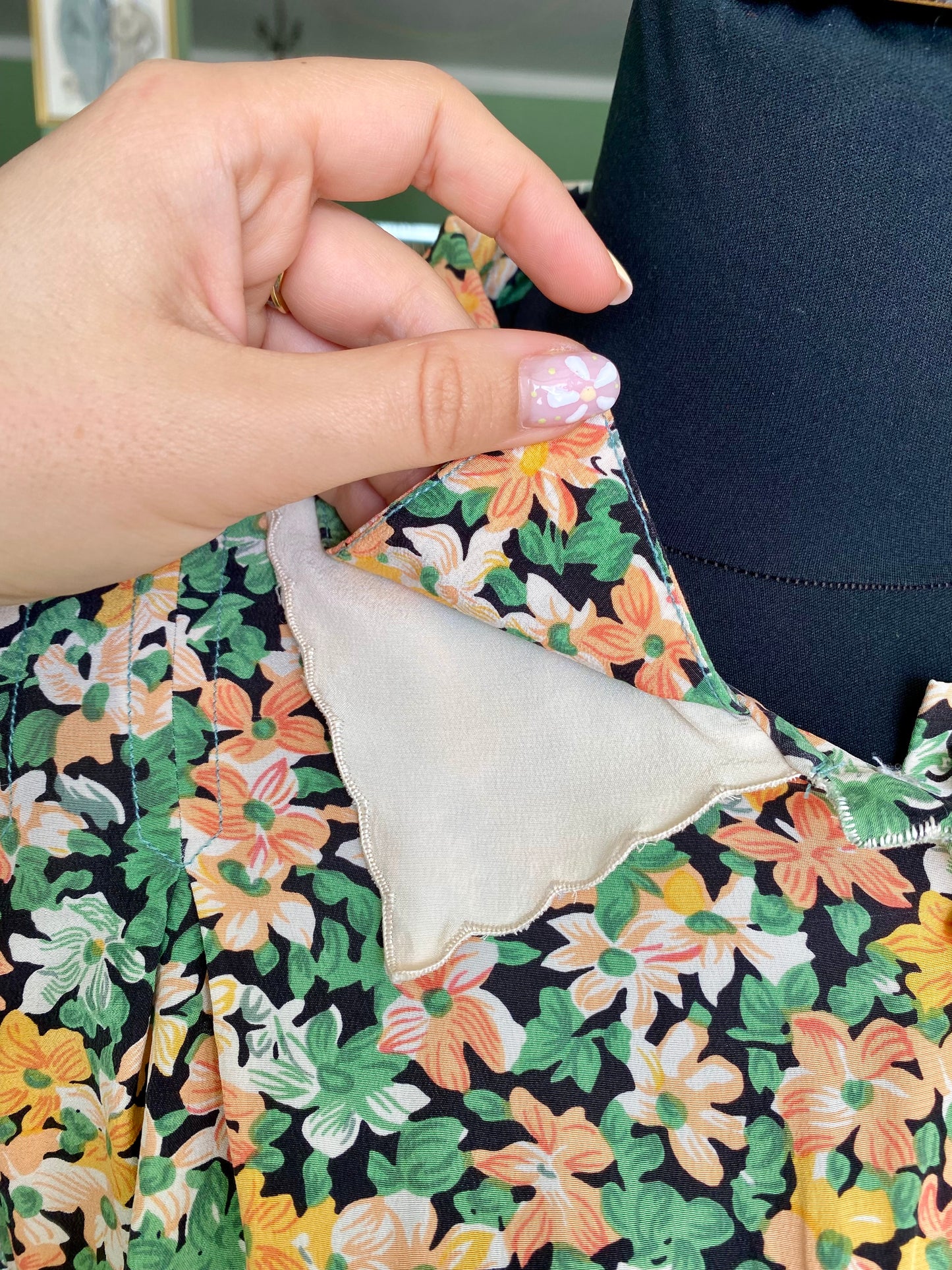 Camicia in seta fantasia floreale - TG. 48