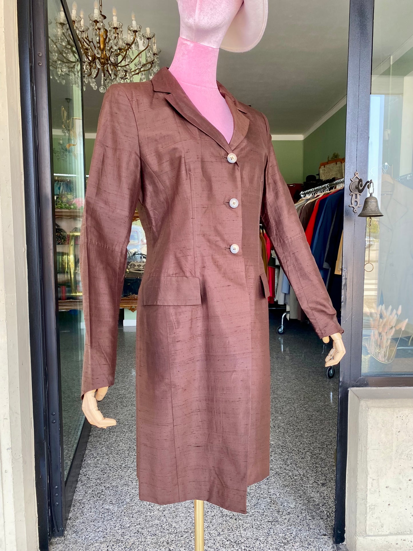 Soprabito in shantung di seta - TG. 42
