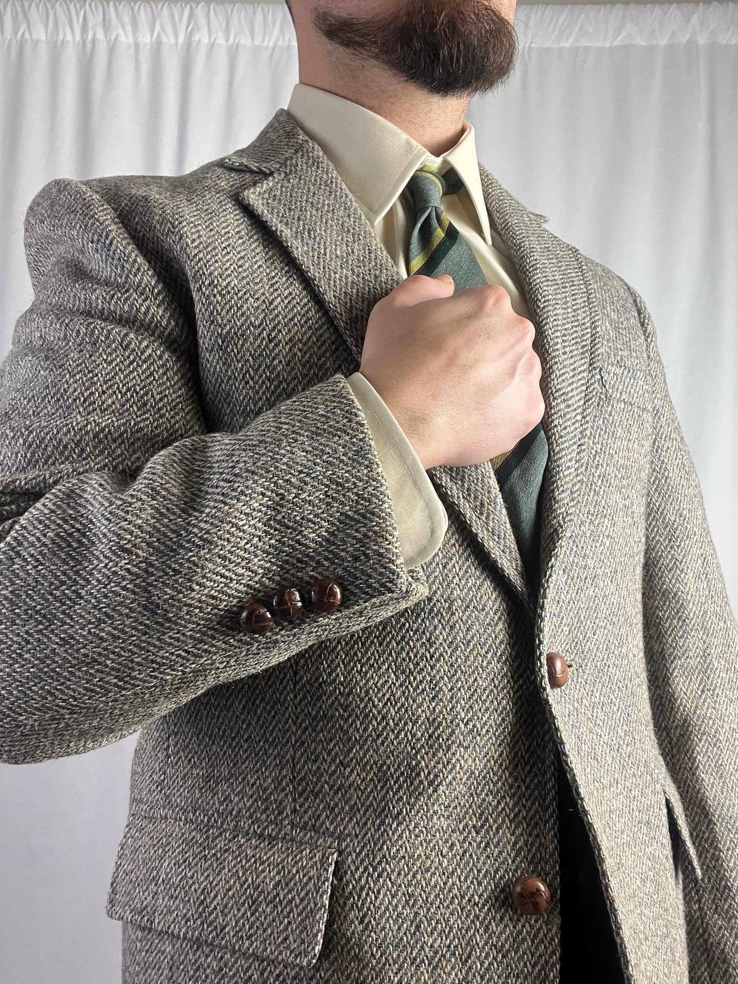Giacca anni '80 Harris Tweed tg. 48-50