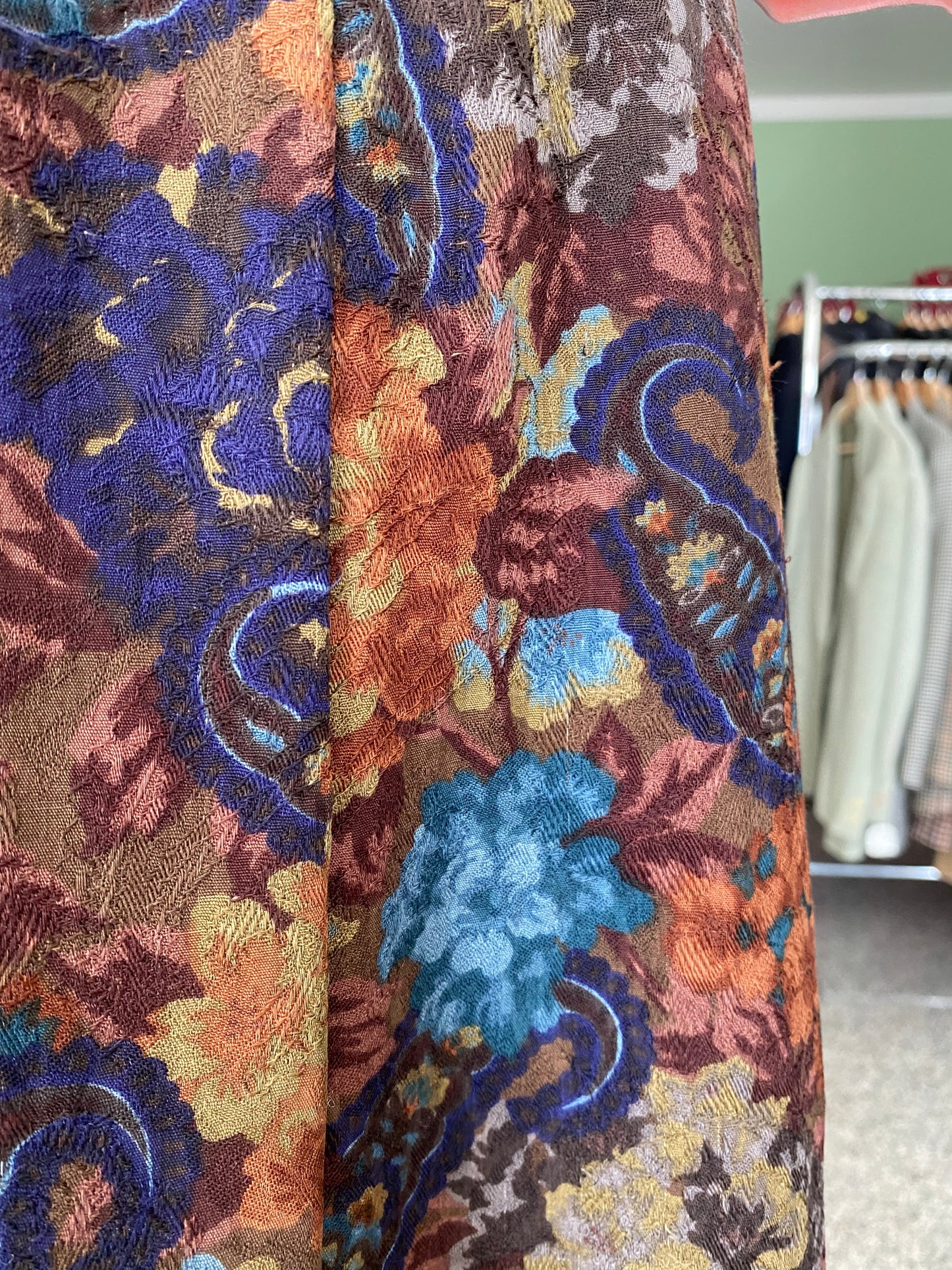 Gonna a ruota stampa floreale - TG. 38/40