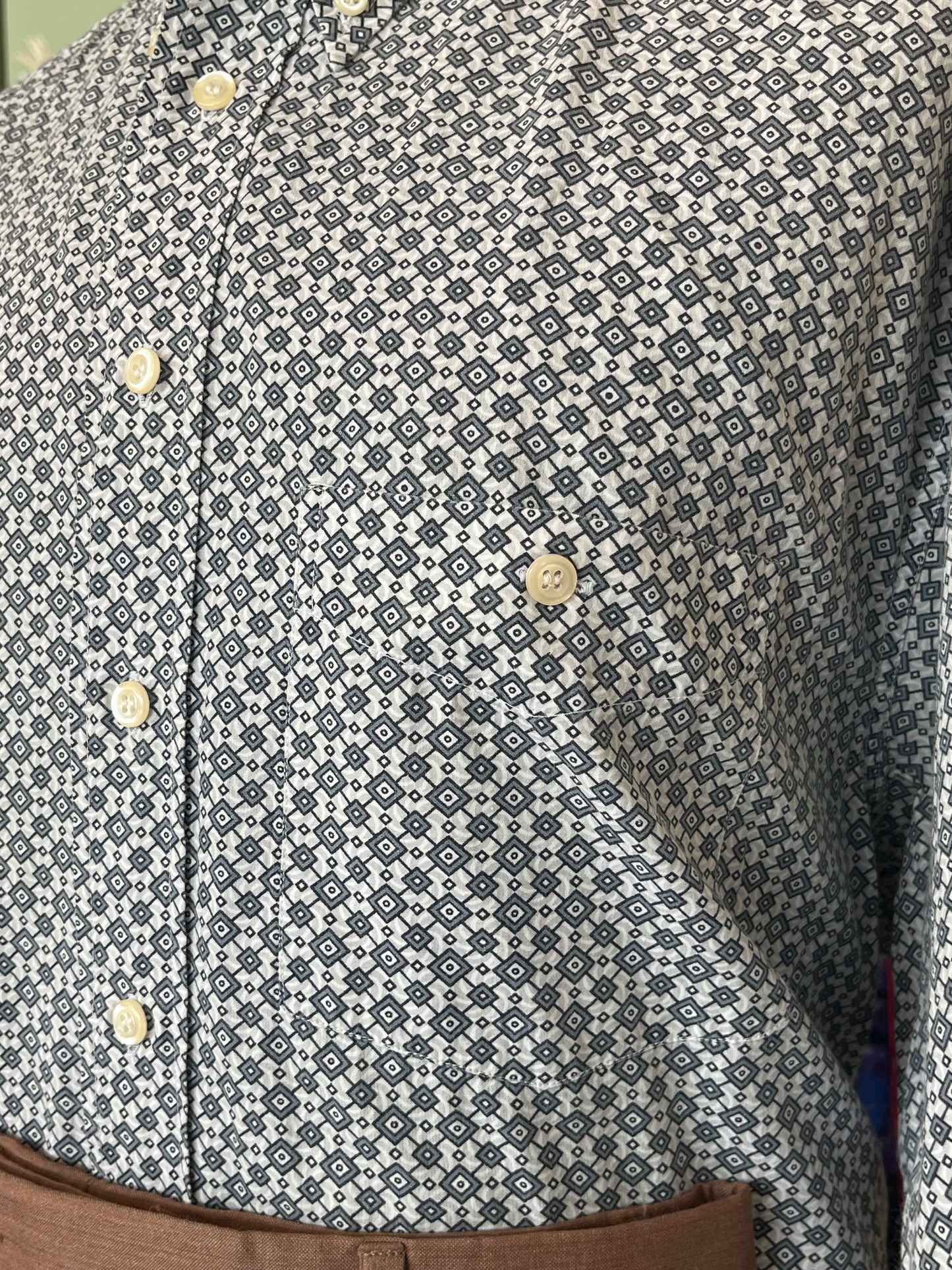 Camicia a maniche corte cotone L-XL