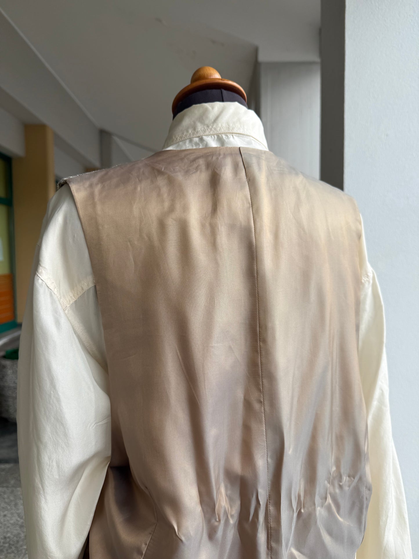Gilet in cotone e lino - TG. 48 circa