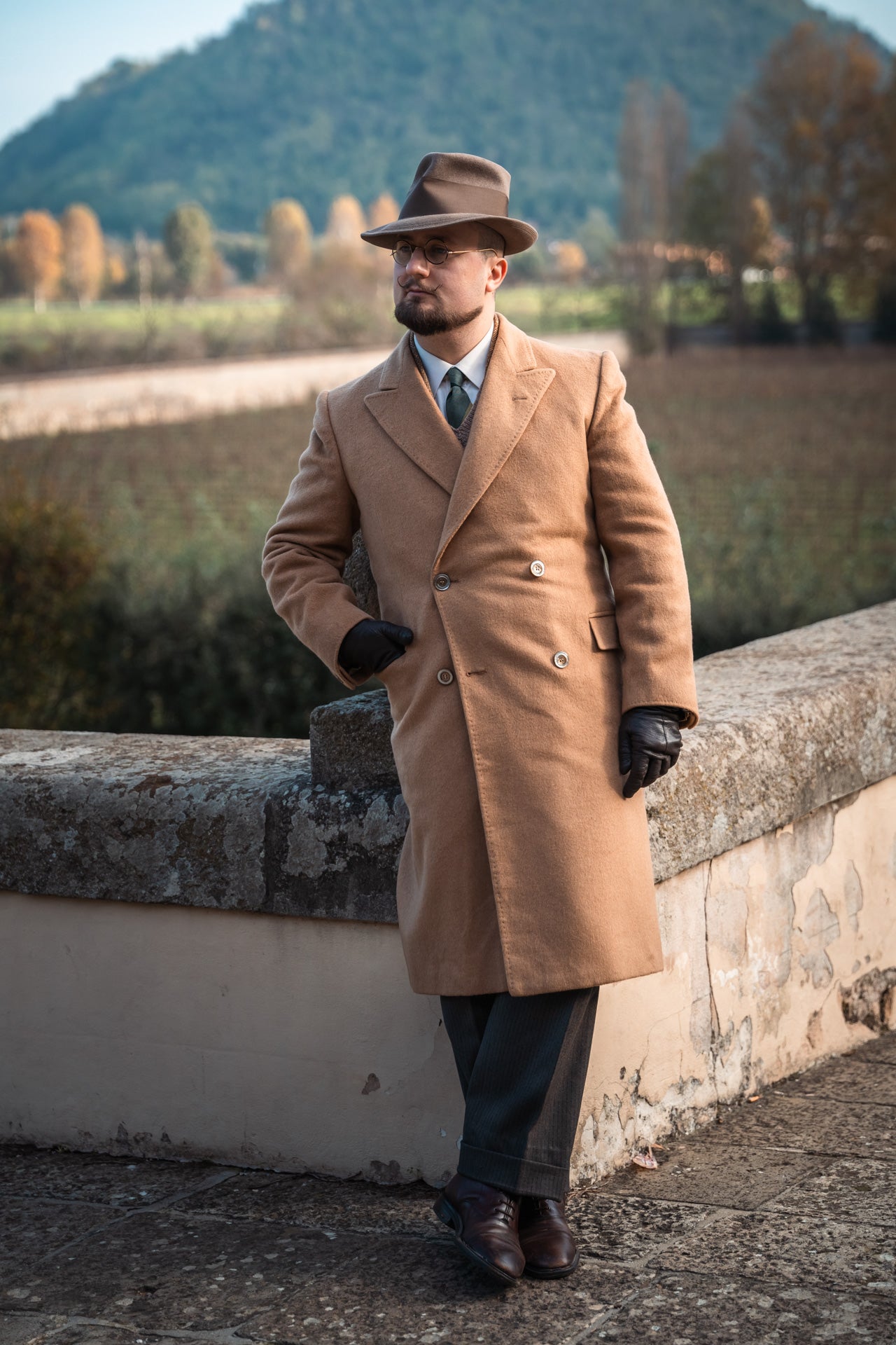 Cappotto doppiopetto anni '60 tg. 46-48