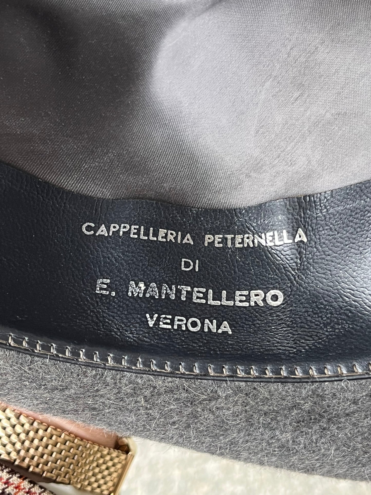 Cappello fedora in lapin anni ‘50