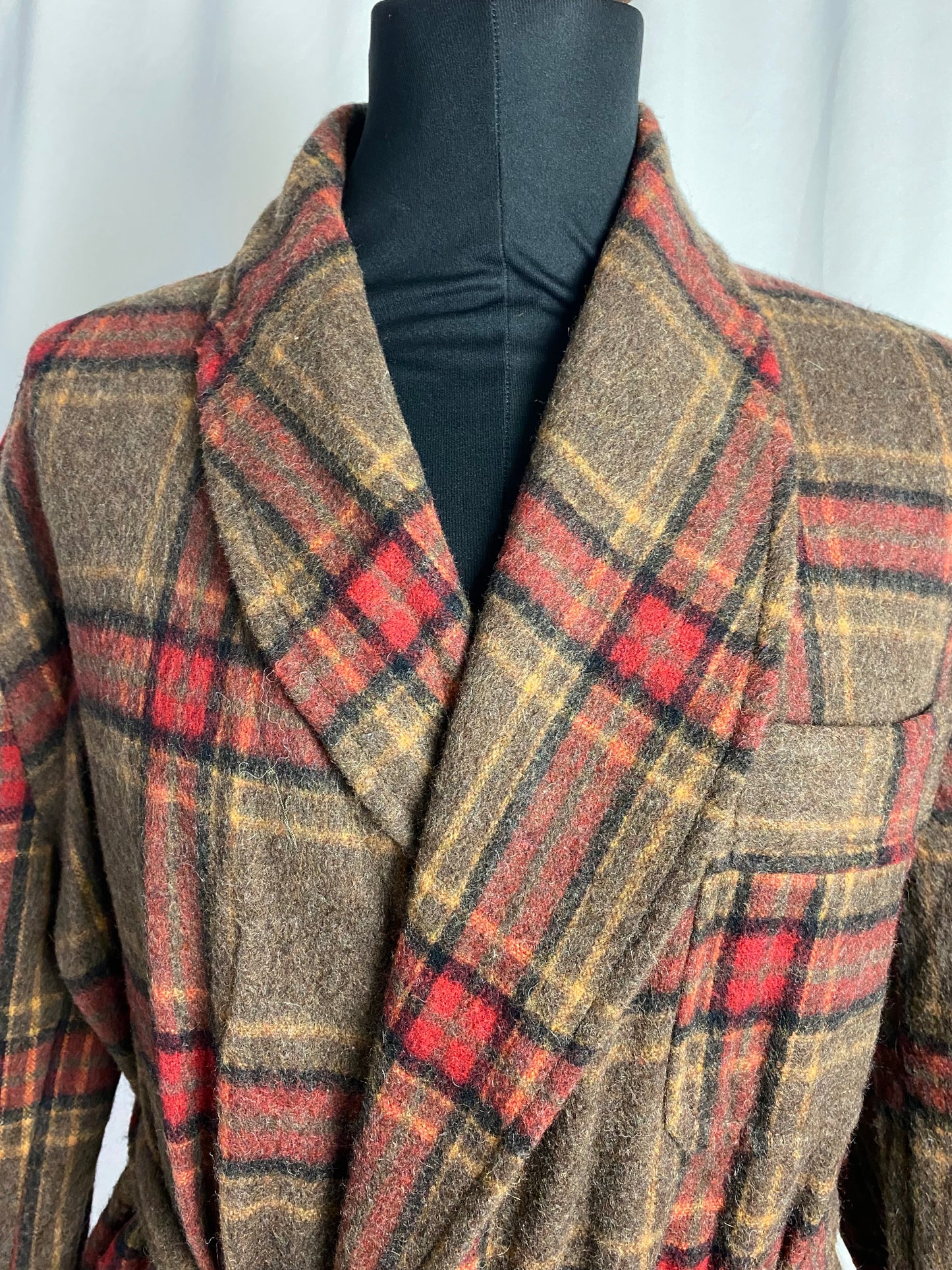 Giacca da camera tartan S-M