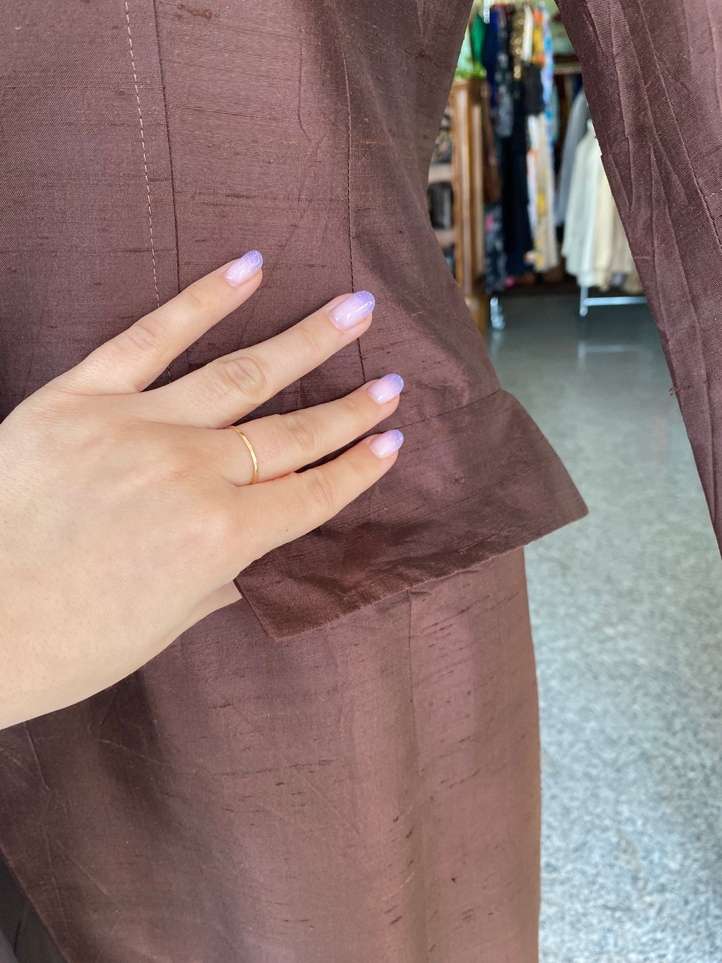 Soprabito in shantung di seta - TG. 42