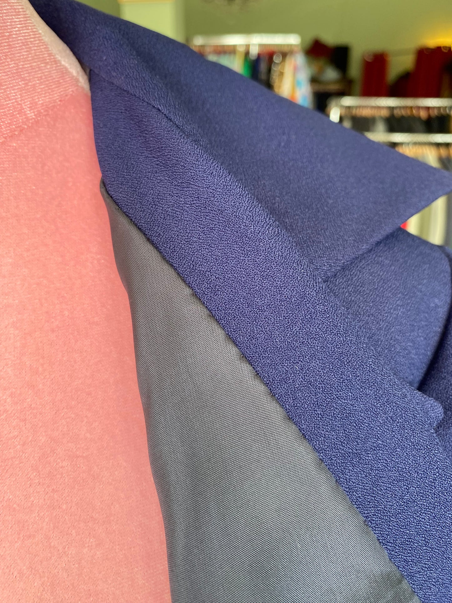 Soprabito sartoriale blu anni ‘60 - TG. 44/46
