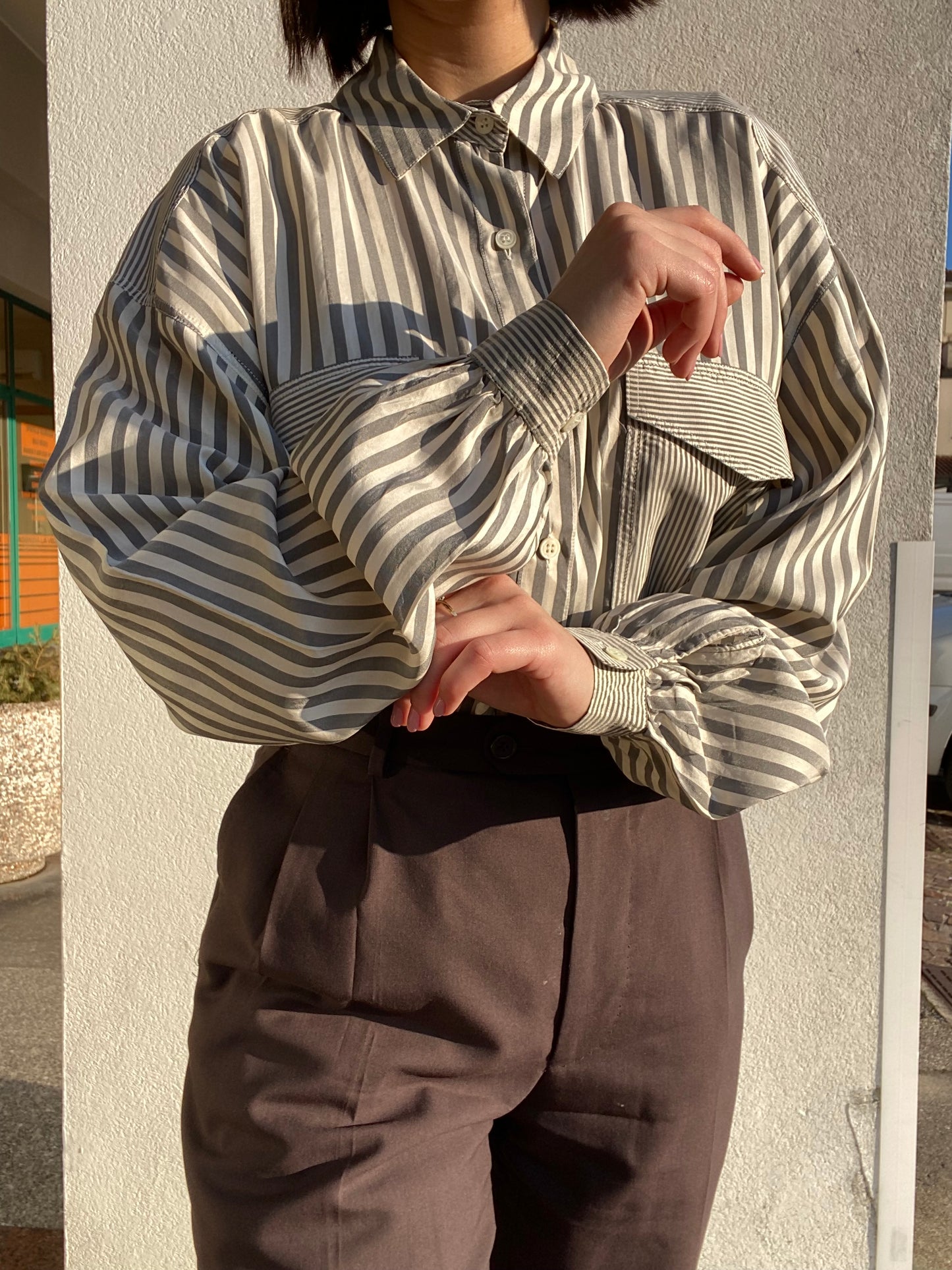 Camicia 100% seta - TG. U