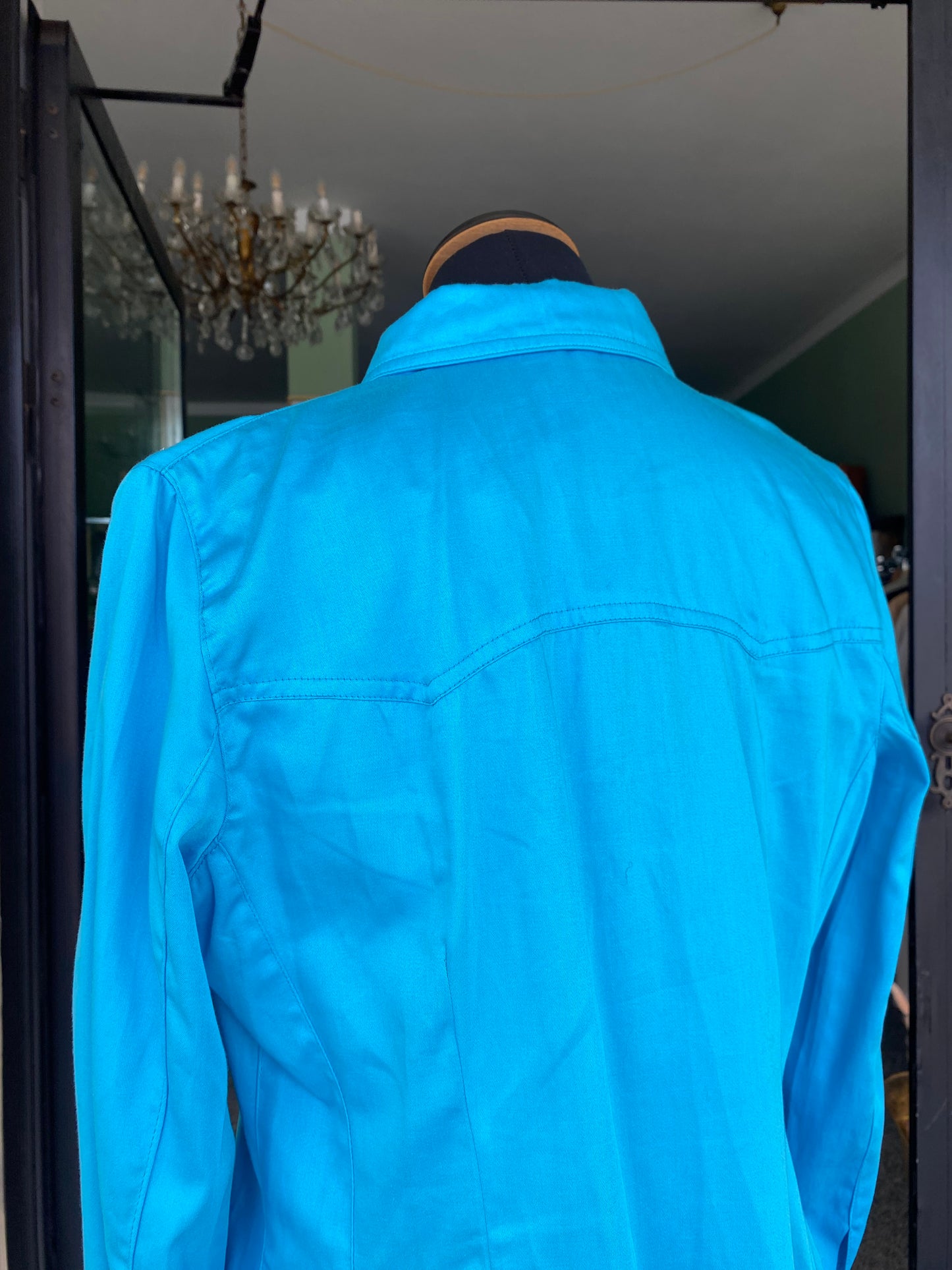 Camicia anni ‘70 azzurra - TG. 44/46