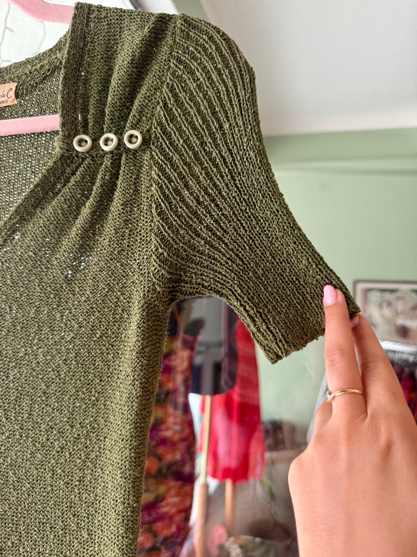 Abito in maglia Jean Blondel Paris – fatto a mano anni ’70 - TG. 36