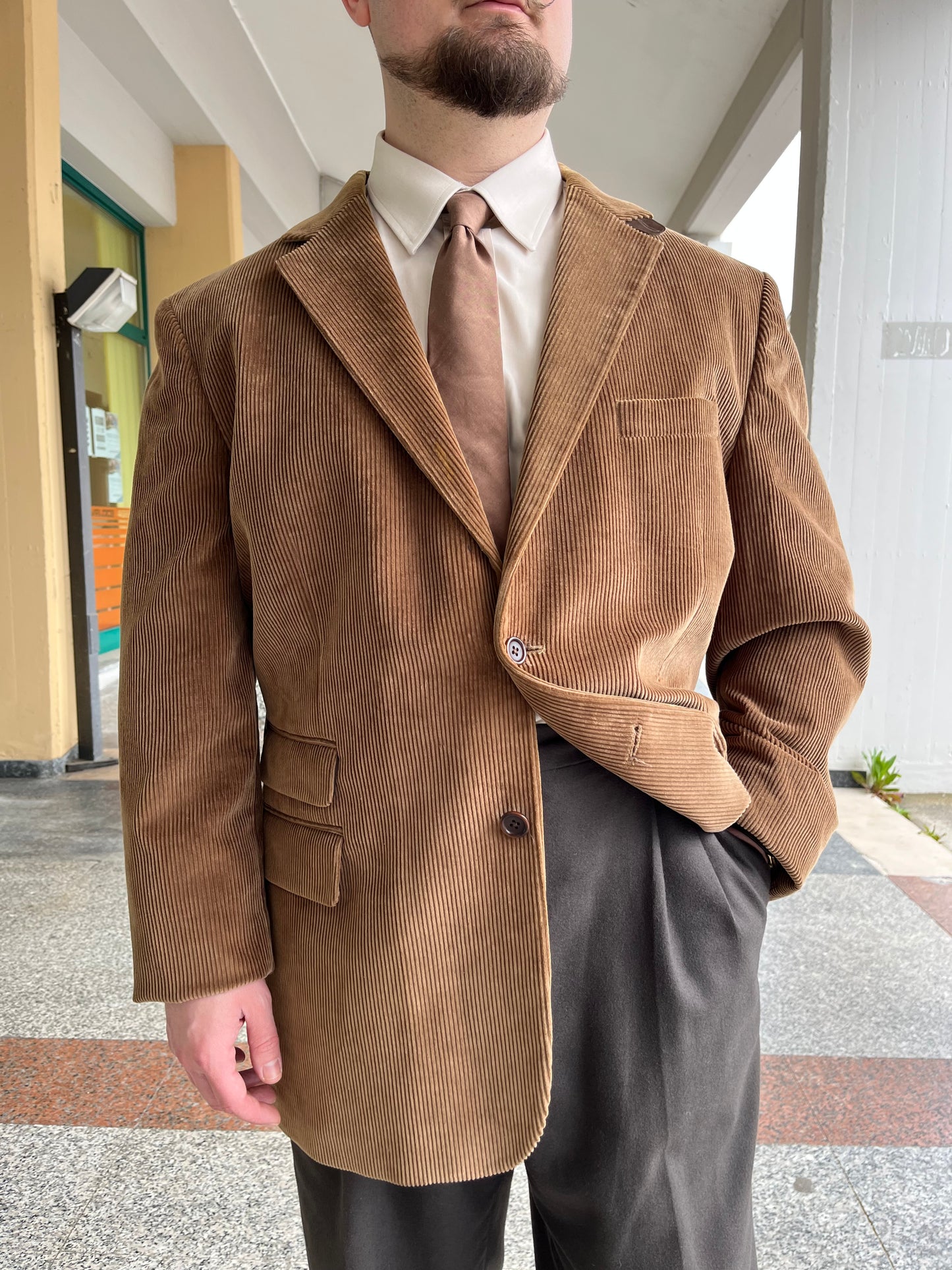 Giacca anni '90 velluto tg. 58-60