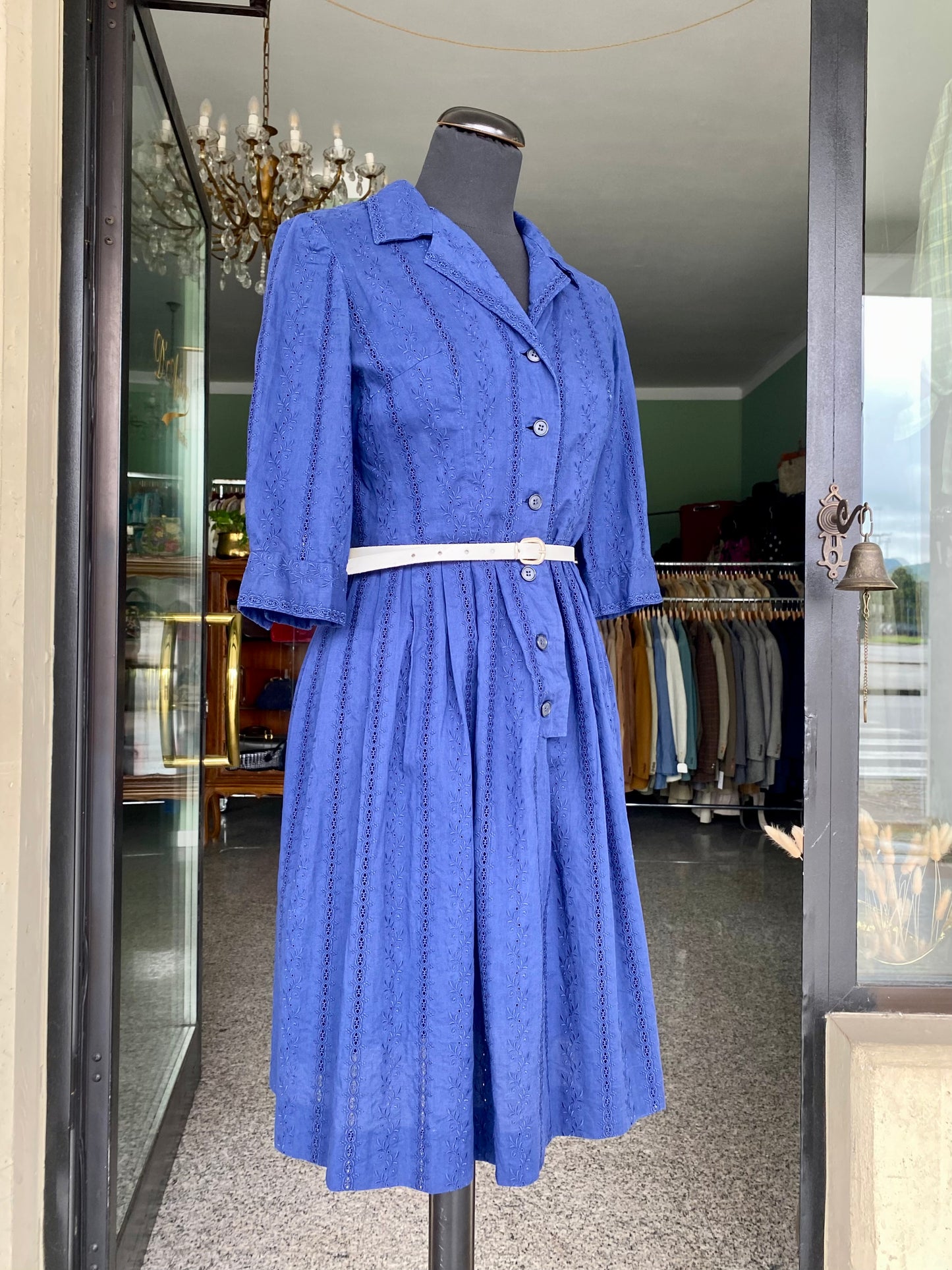 Abito anni ‘50 blu - Prenotato