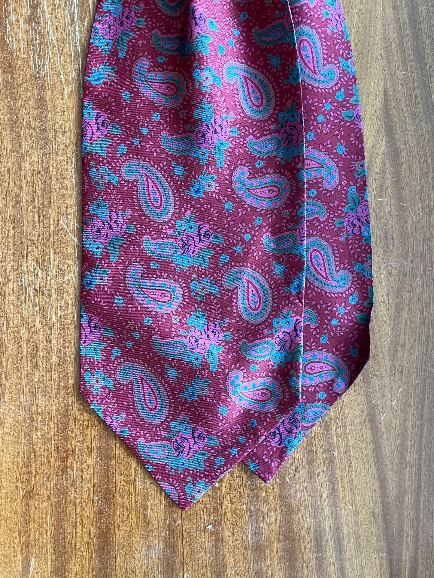 Ascot seta fantasia paisley