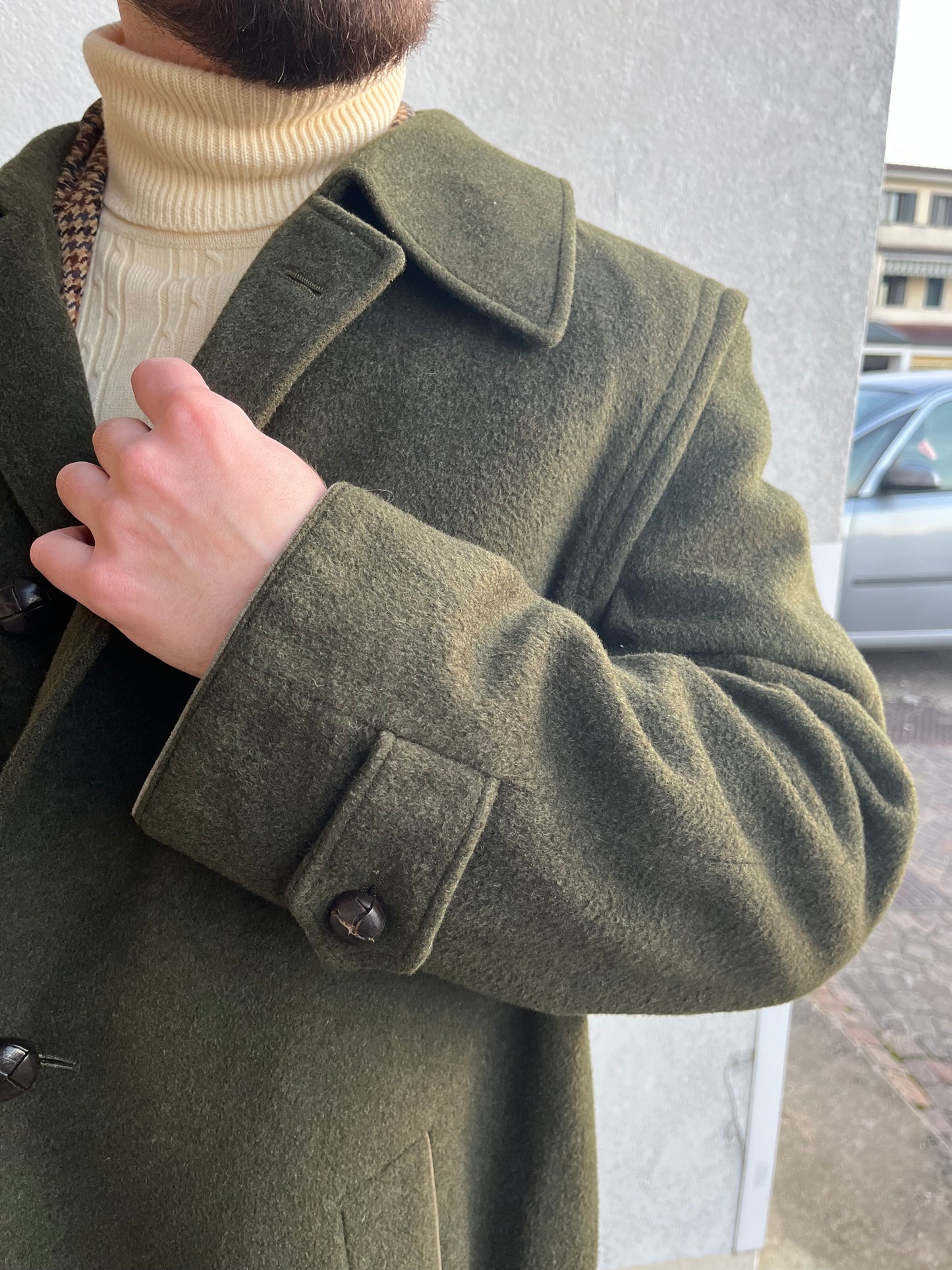 Cappotto Loden anni '70 tg. 52-54