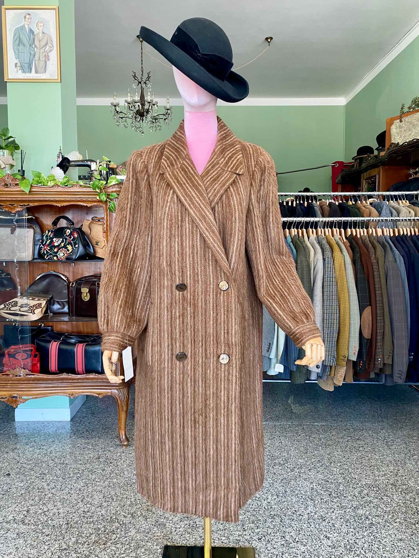 Cappotto anni ‘80 doppiopetto - TG. 48
