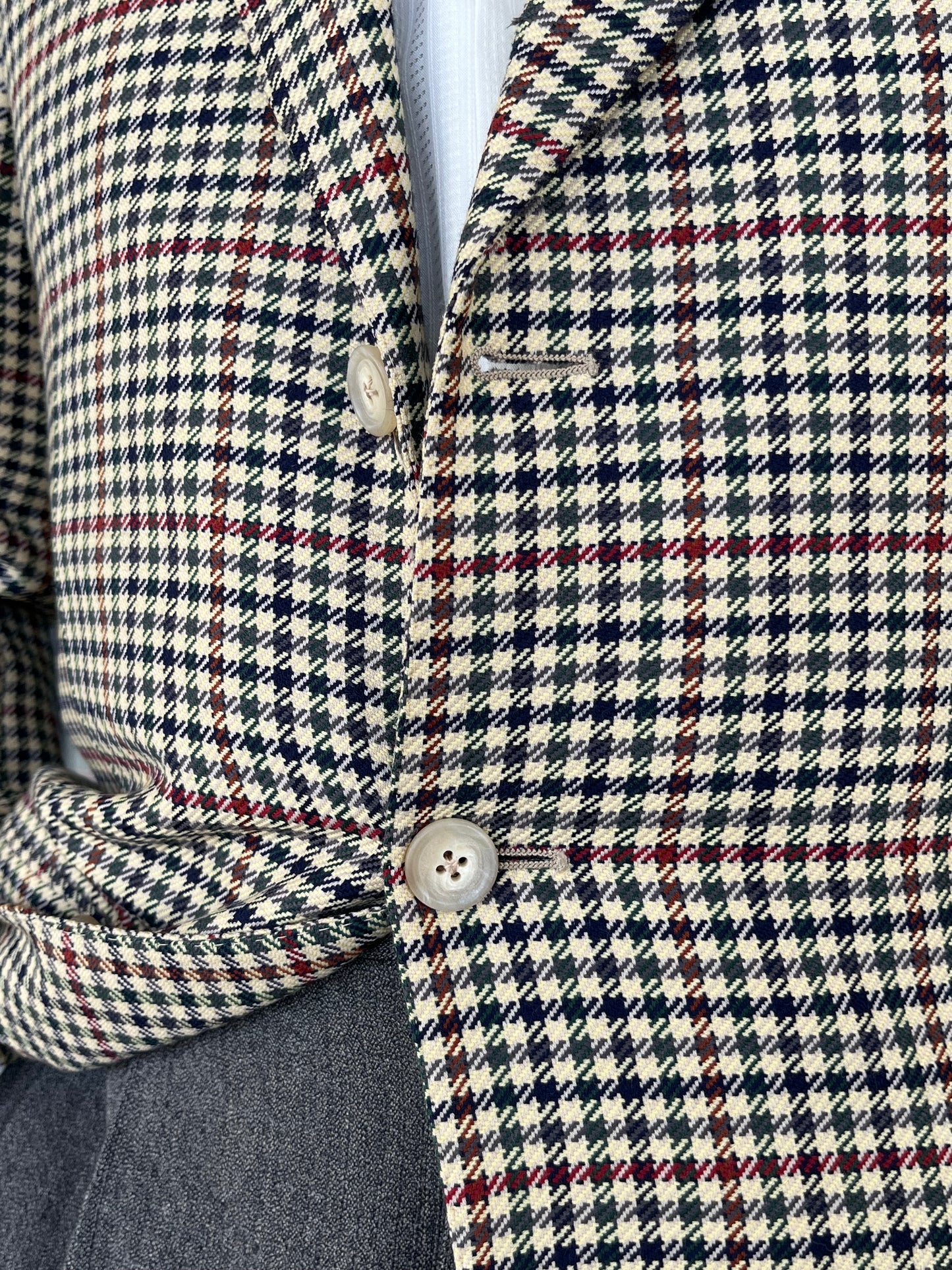 Giacca Corneliani anni '80 pied-de-poule tg. 48-50