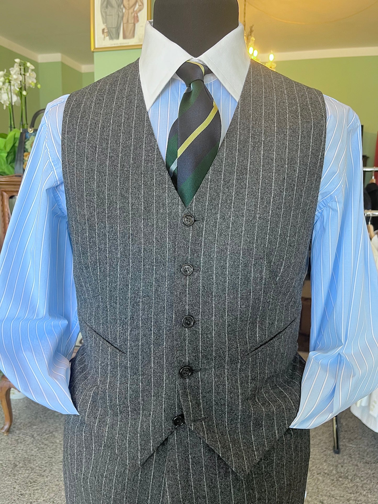 Completo tre pezzi sartoriale anni '70 tg. 50-52