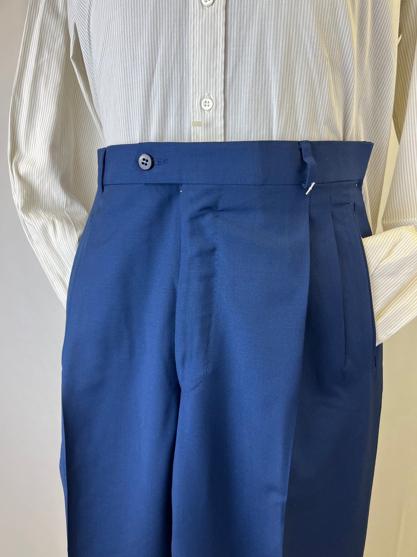 Calzoni lana blu tg. 48