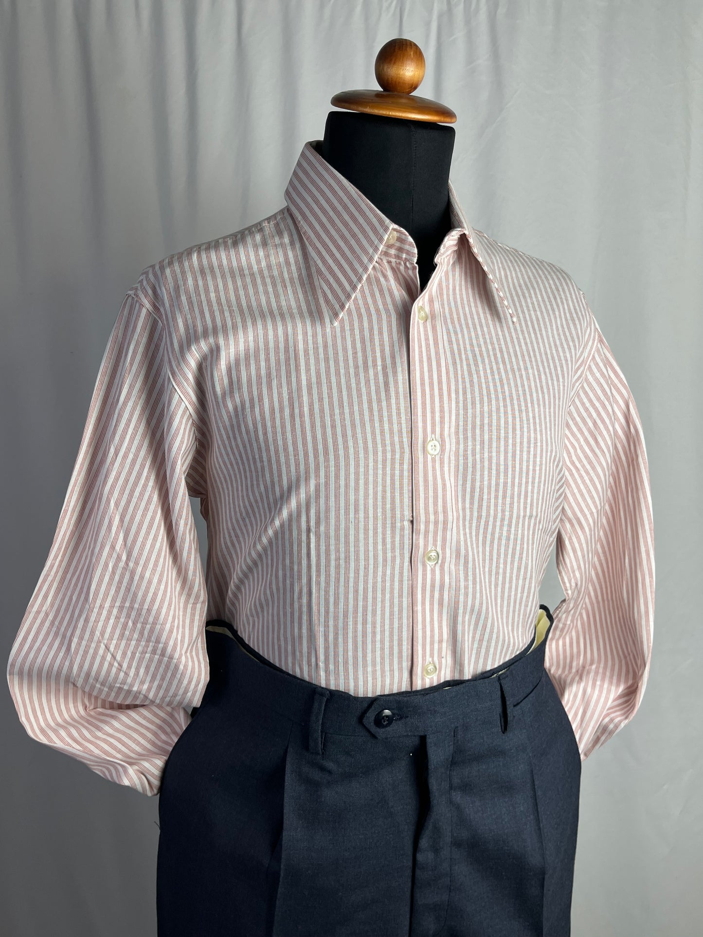 Camicia anni ‘70 a righe tg. S-M