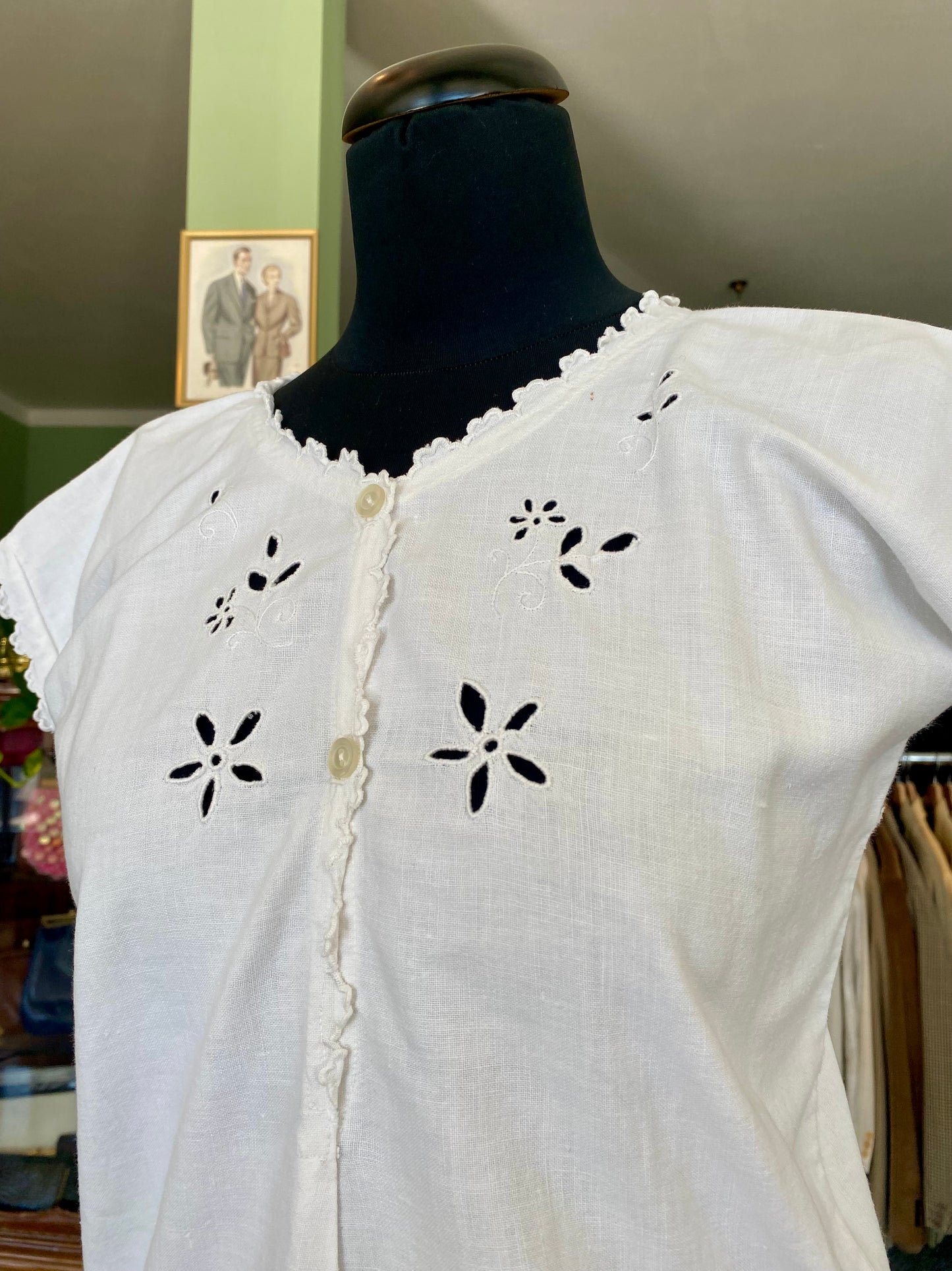 Blusa anni ‘50 in cotone - TG. 38