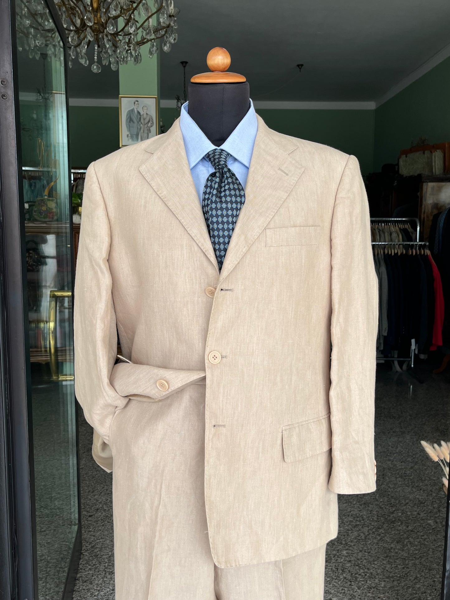 Completo in lino tg. 50