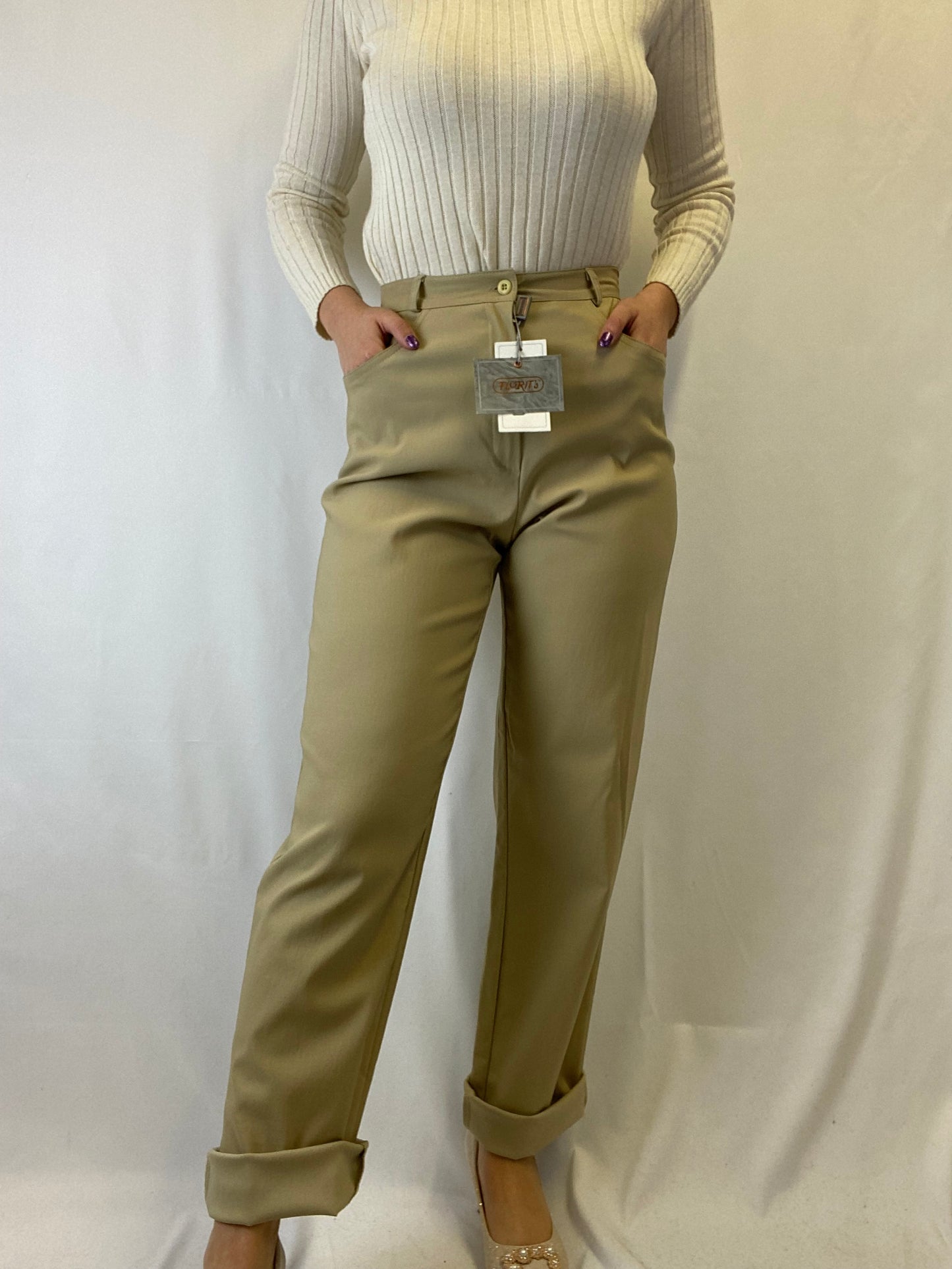 Pantalone beige - TG. 40