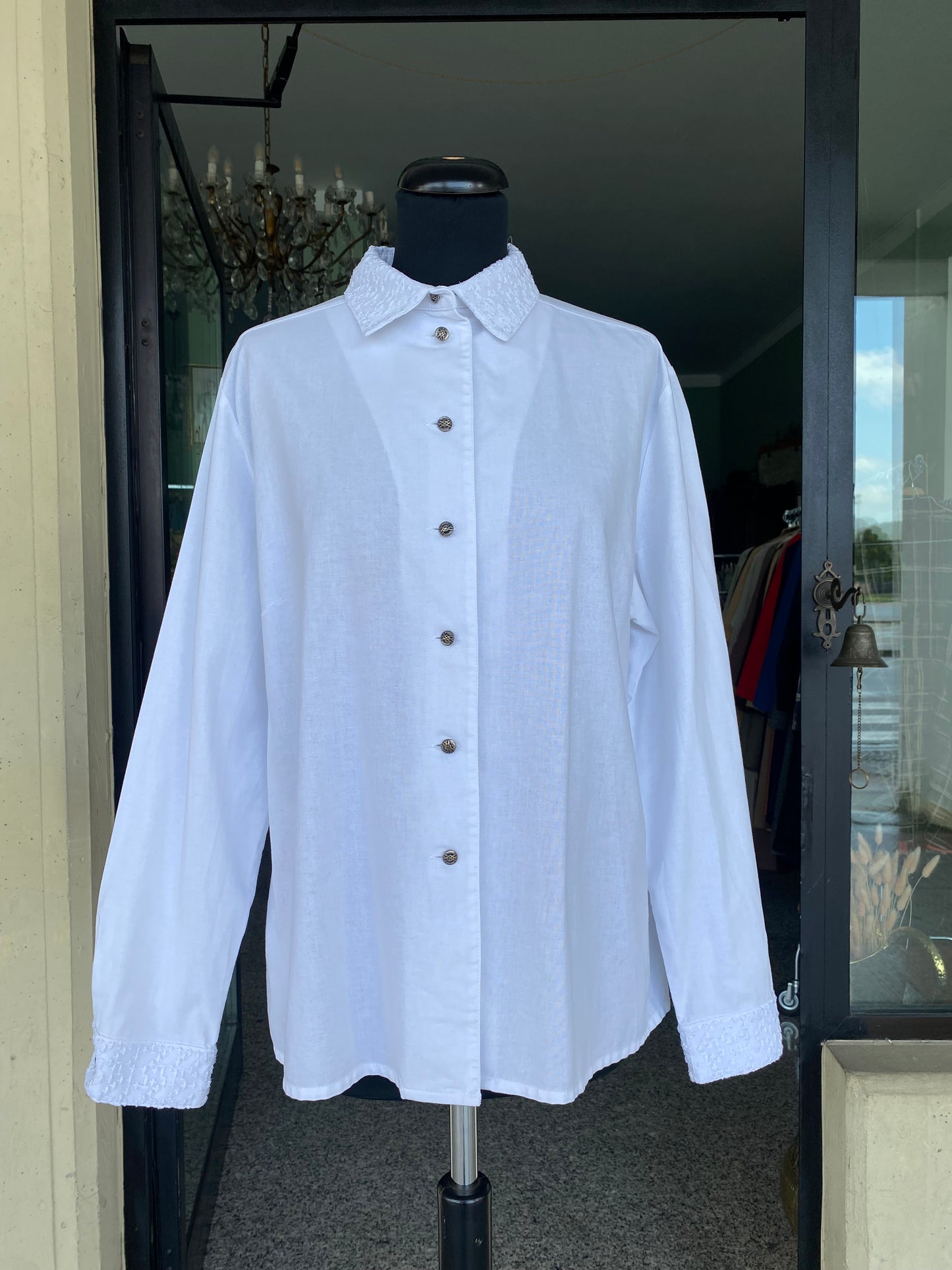 Camicia bianca in cotone - TG. 44