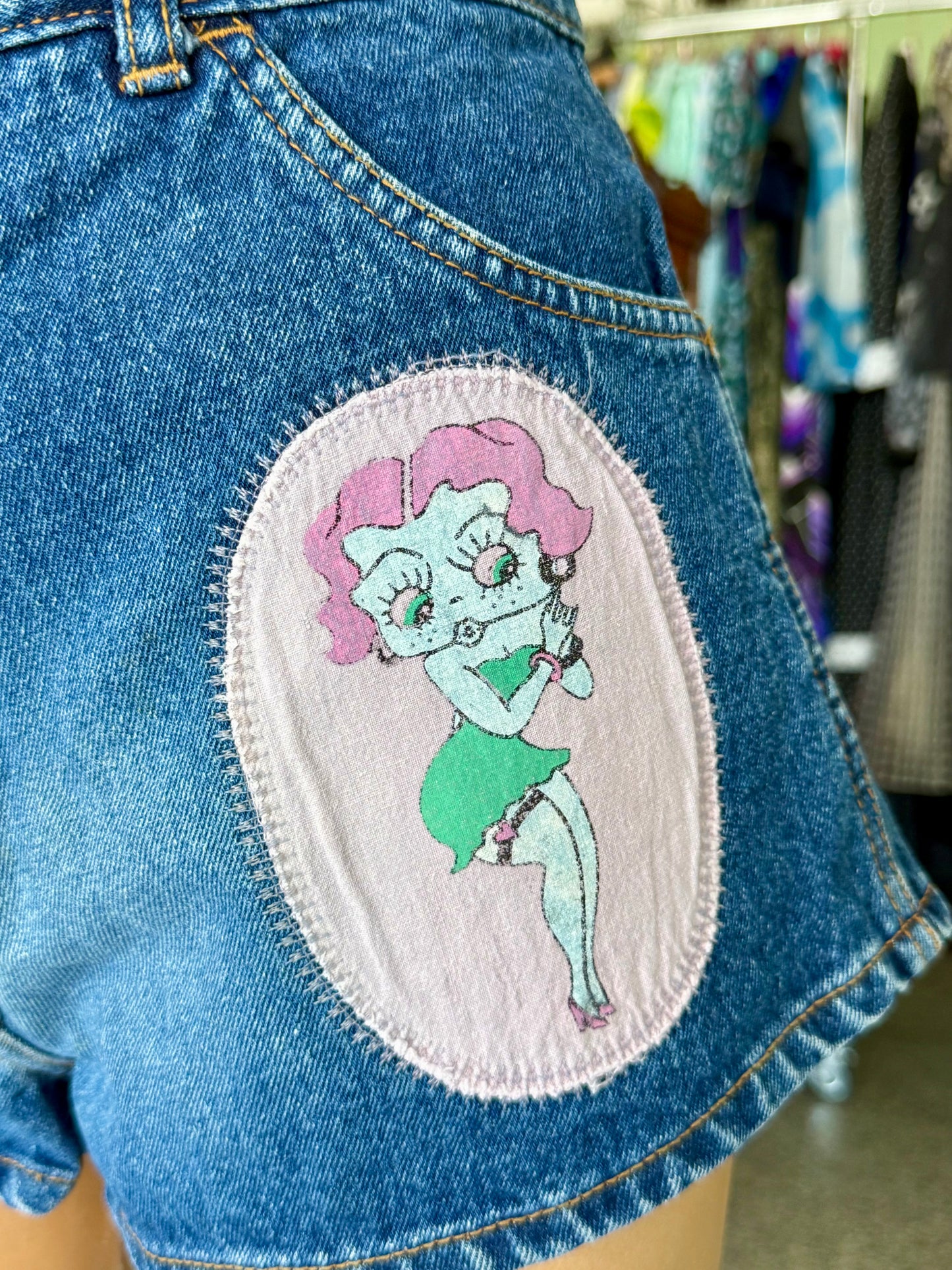 Shorts in jeans Betty Boop - TG. 38