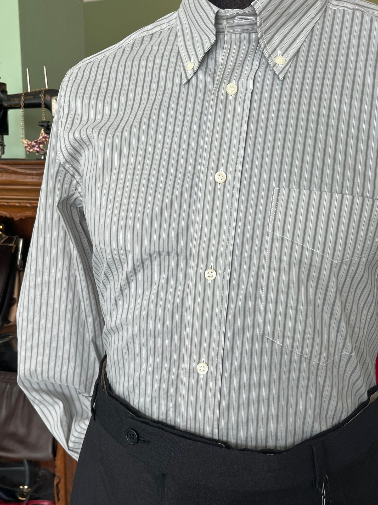 Camicia anni ‘80 elasticizzata tg. S-M