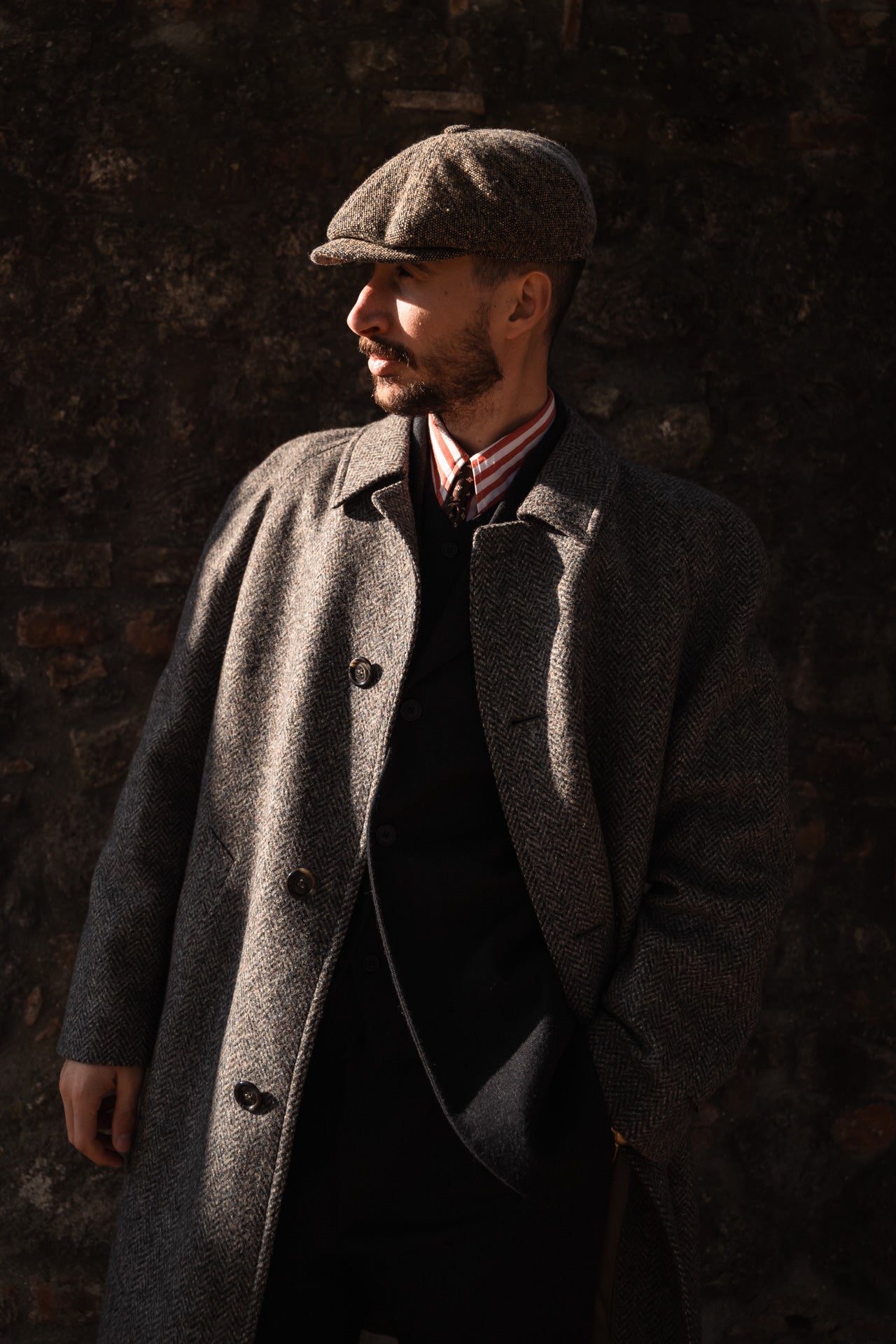 Cappotto anni '80 in tweed tg. 54-56