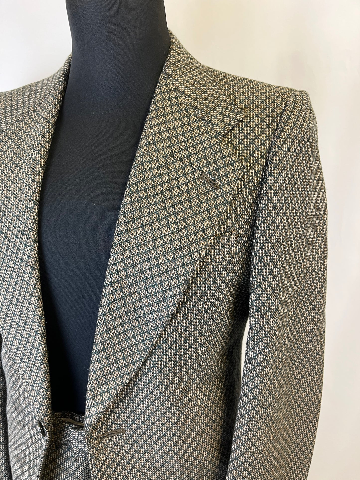 Completo anni '70 tweed tg. 42