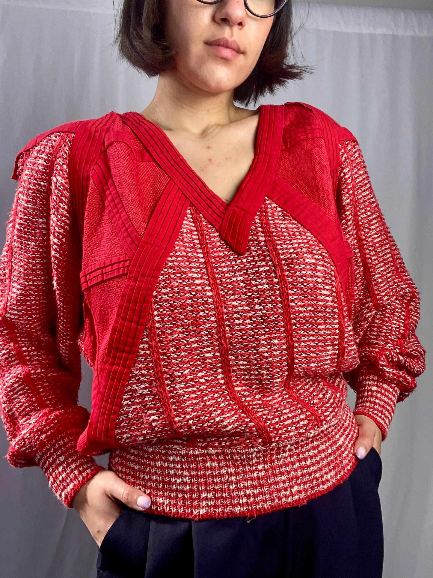 Blusa in cotone anni ‘80 - TG. 40/42/44